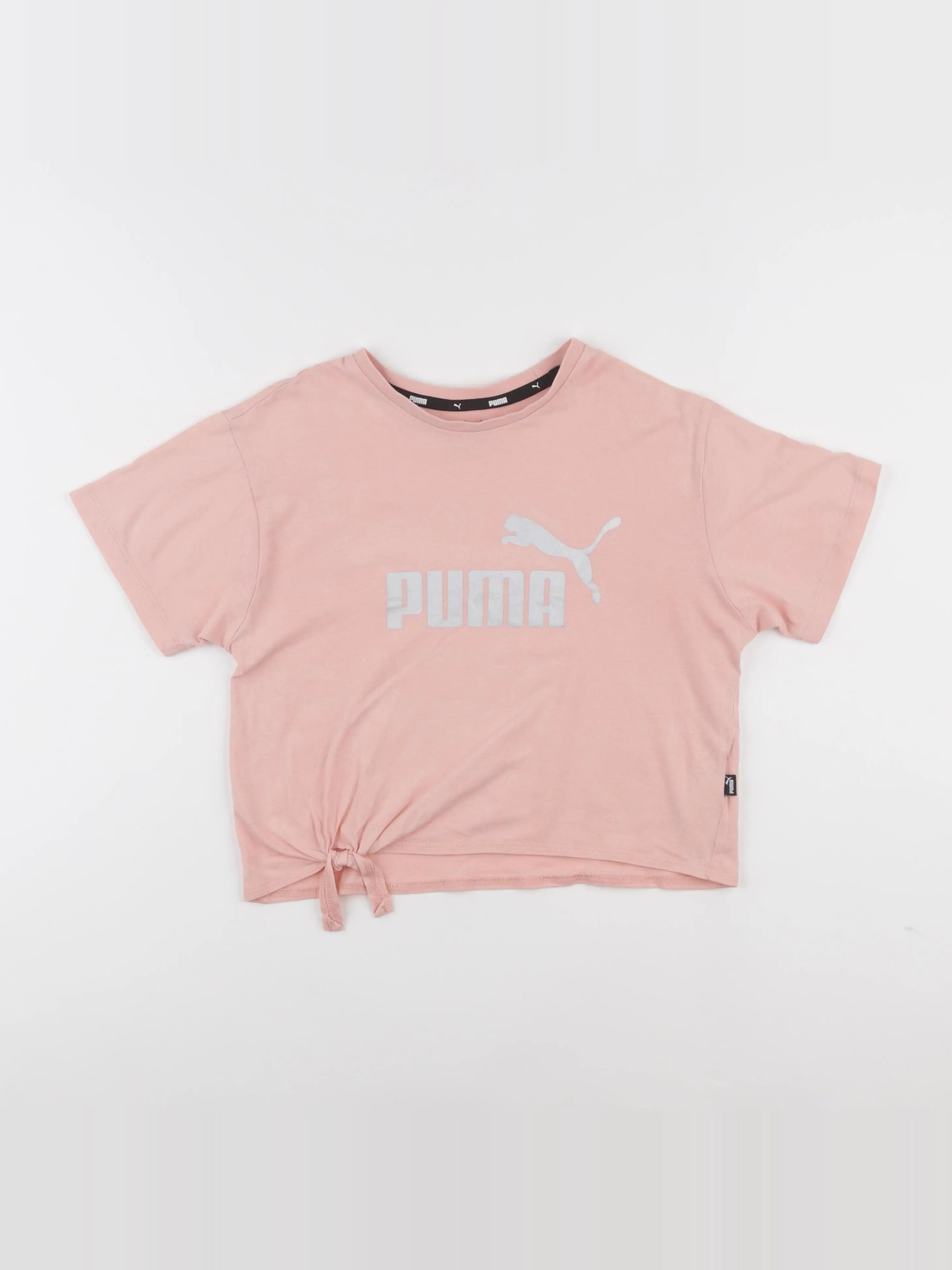 Puma - tee-shirt orange - 9/10 ans