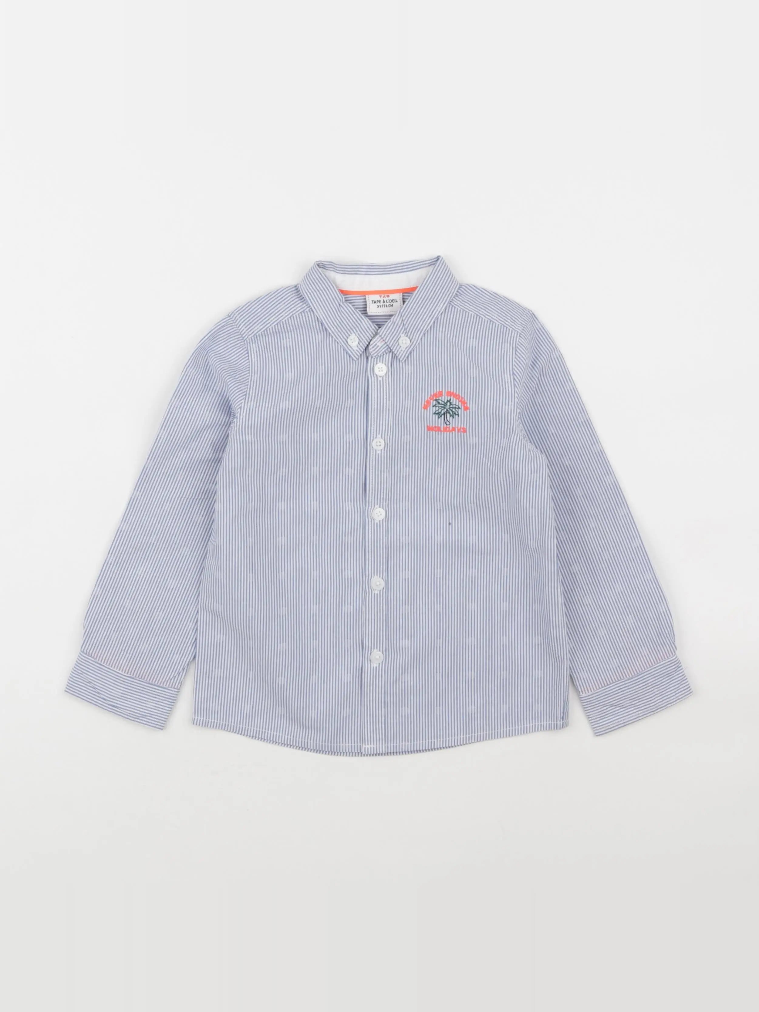 Tape à l'oeil - chemise bleu - 3 ans