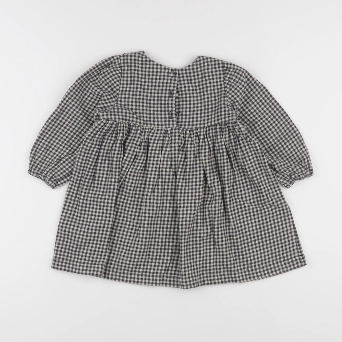 Vertbaudet - robe beige, noir - 3 ans