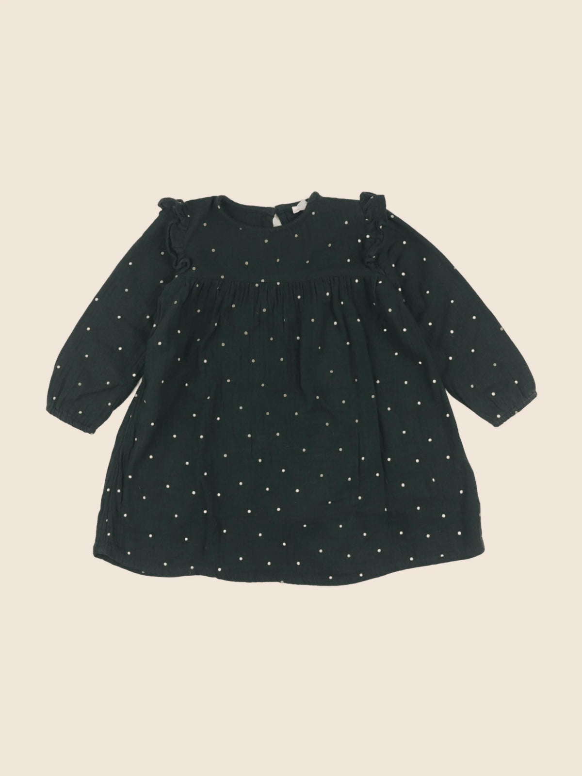 Vertbaudet - robe vert, or - 3 ans
