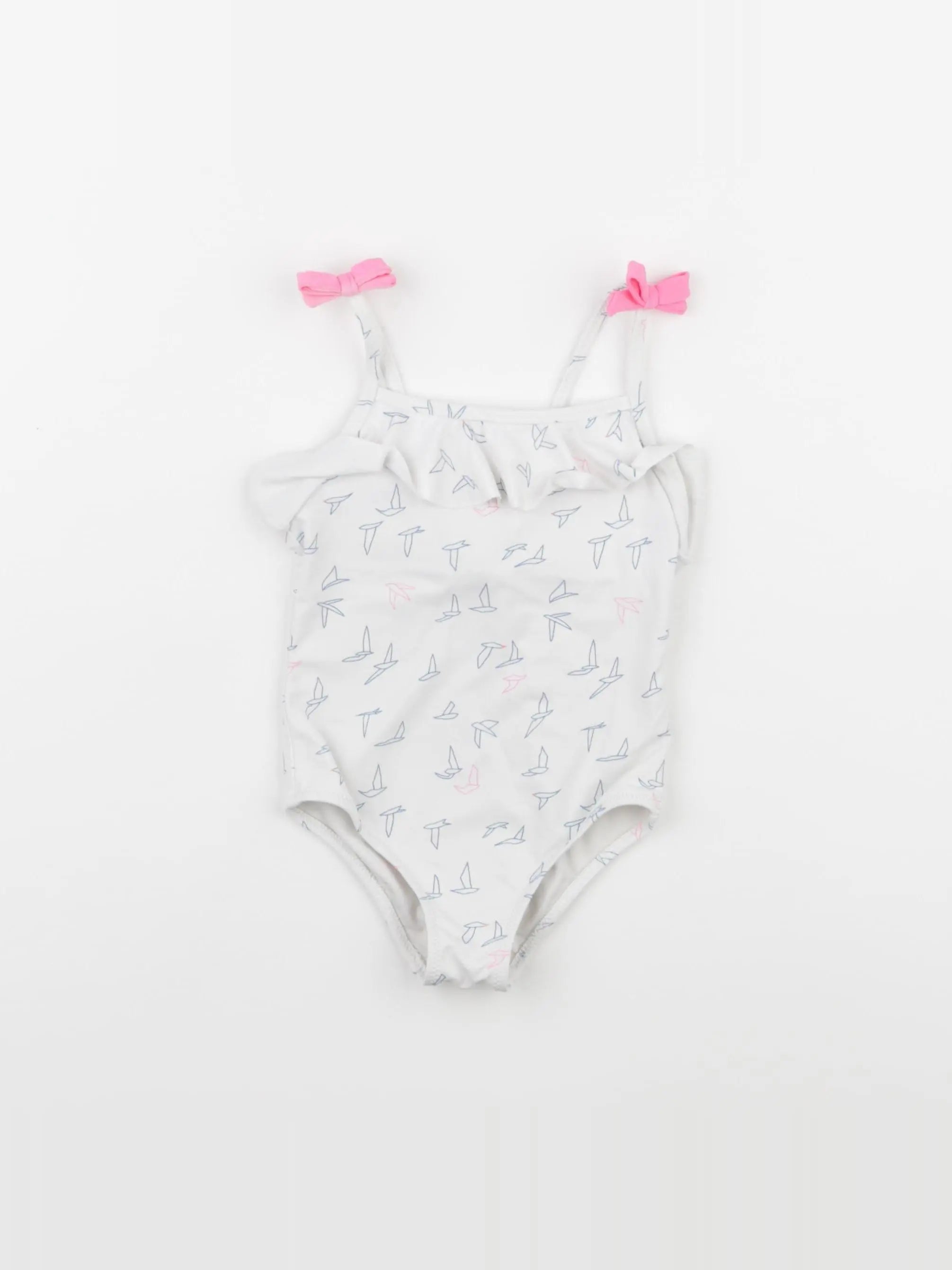 Jacadi - maillot de bain blanc - 12 mois