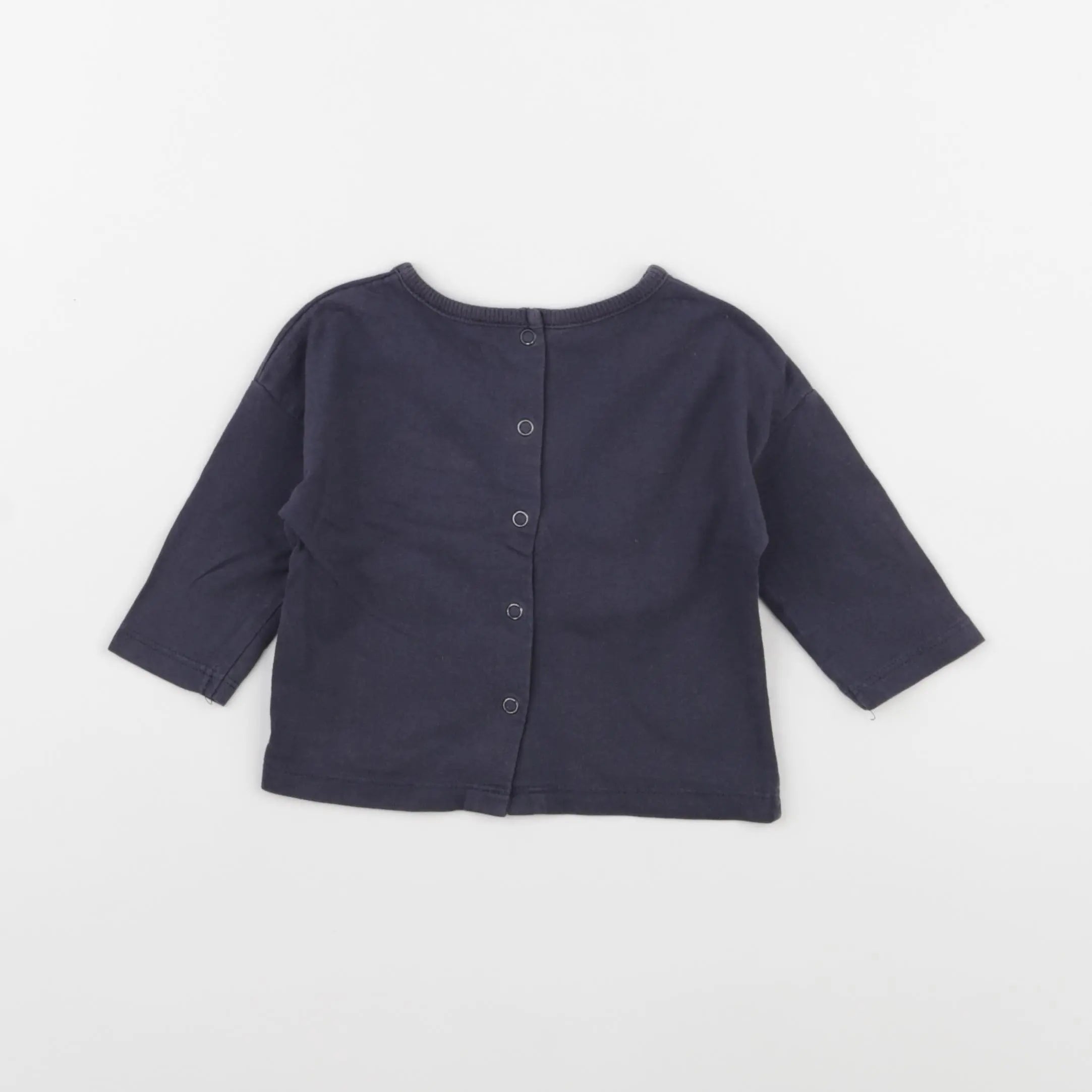 Vertbaudet - tee-shirt bleu - 3 mois
