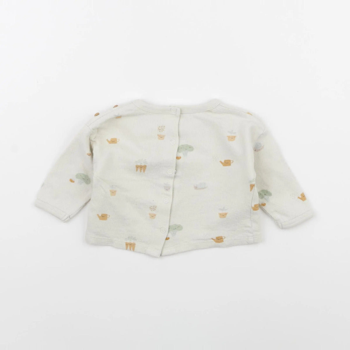 Vertbaudet - tee-shirt beige - 3 mois