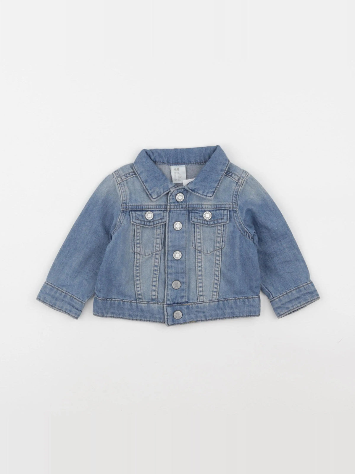 H&M - veste bleu - 6 mois