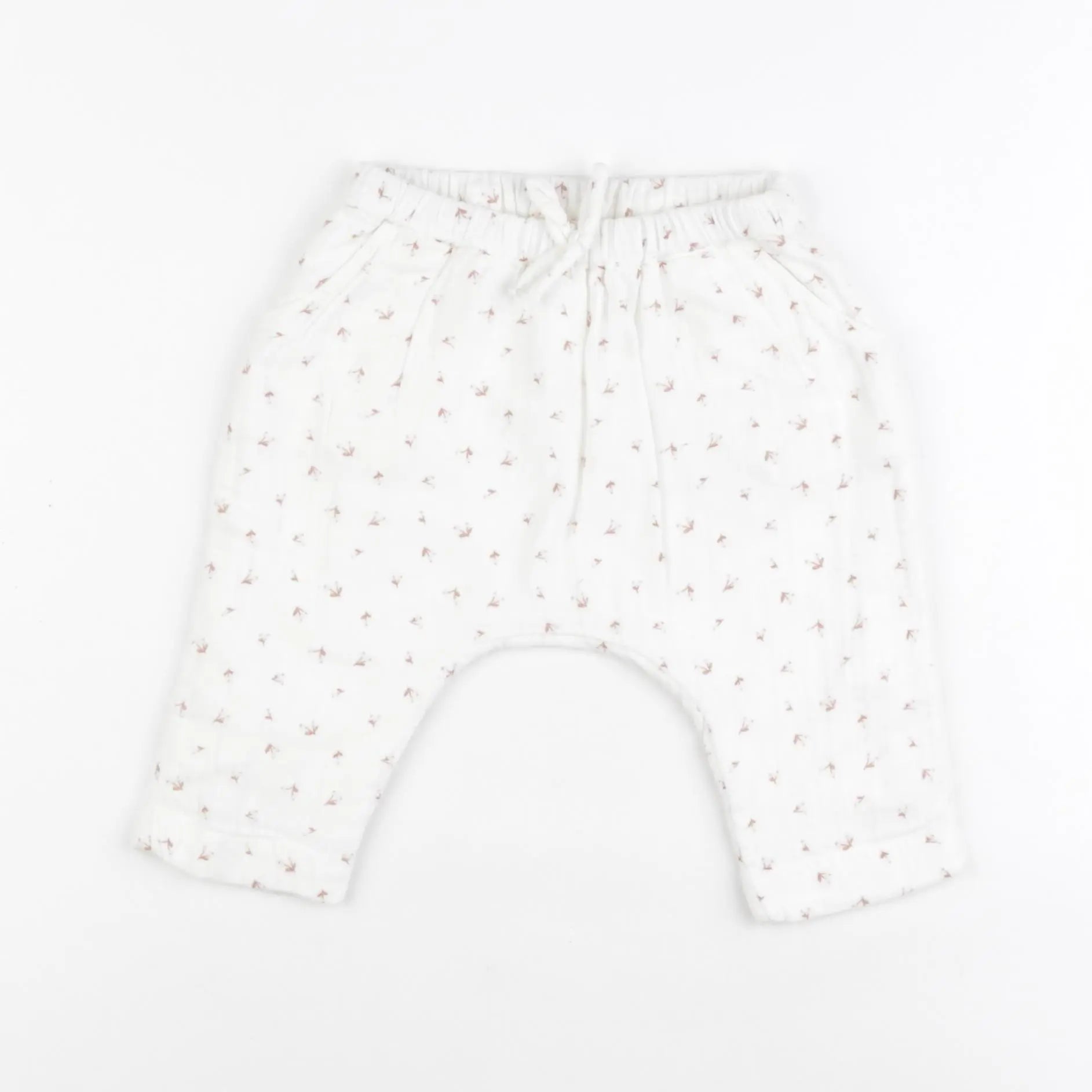 Vertbaudet - pantalon blanc - 9 mois