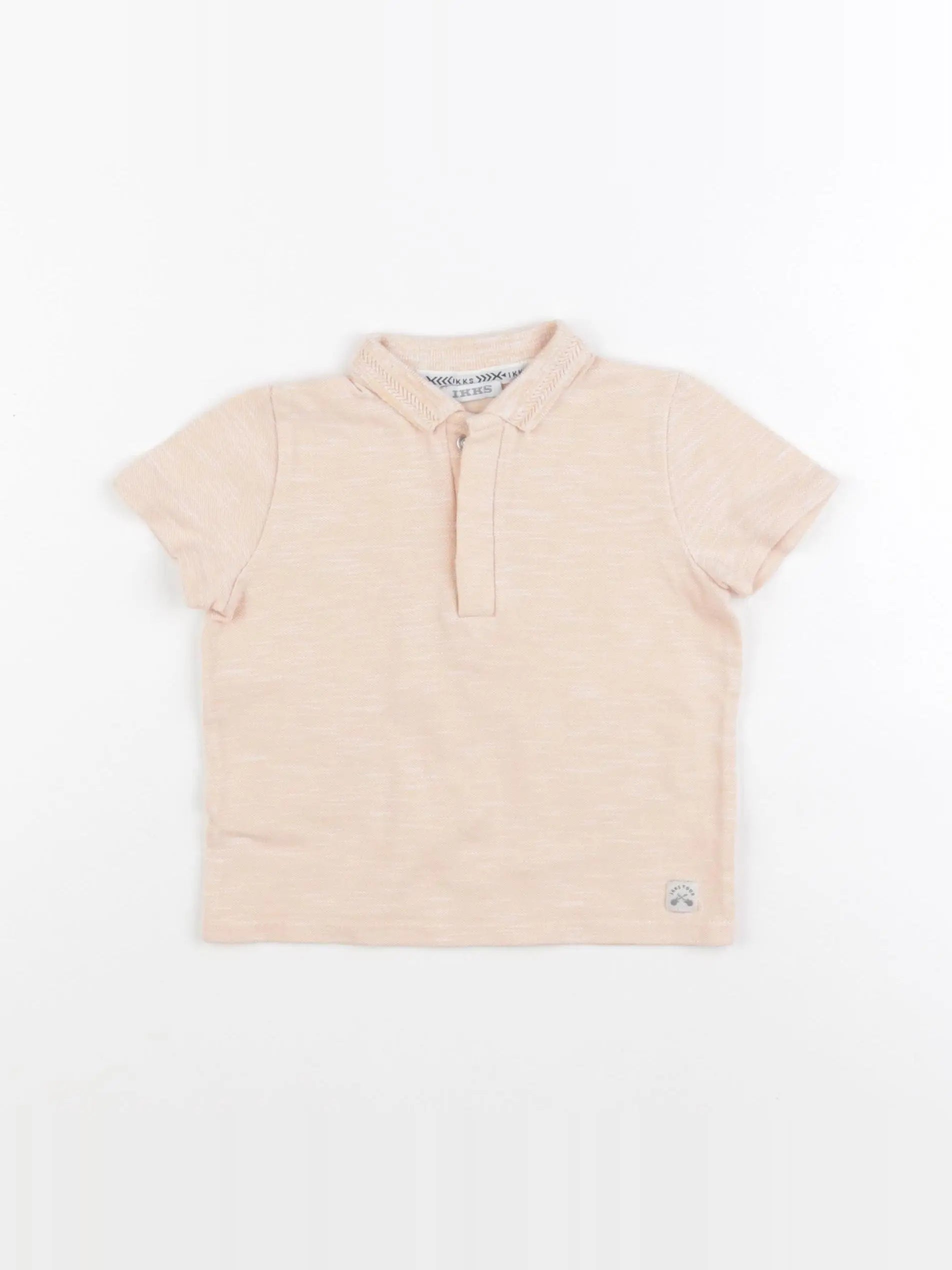 IKKS - polo imprimé au dos orange - 18 mois
