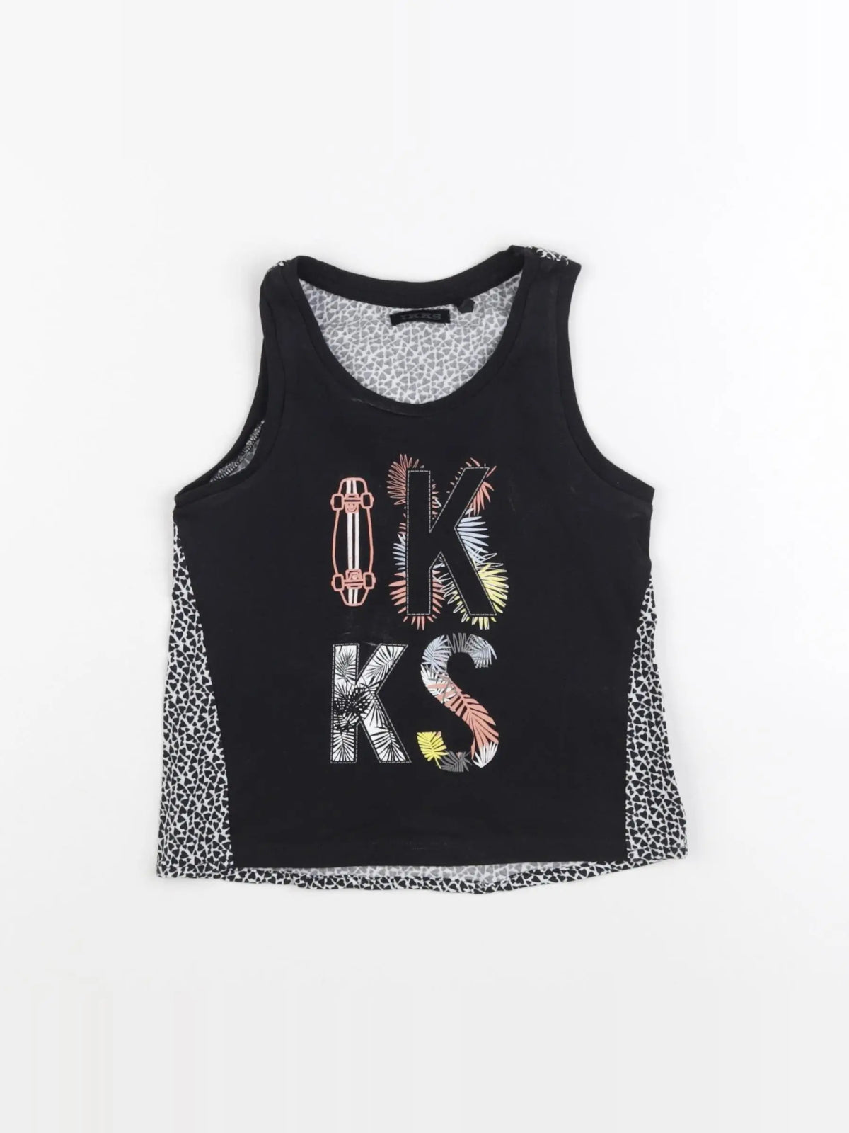 IKKS - débardeur noir - 4 ans