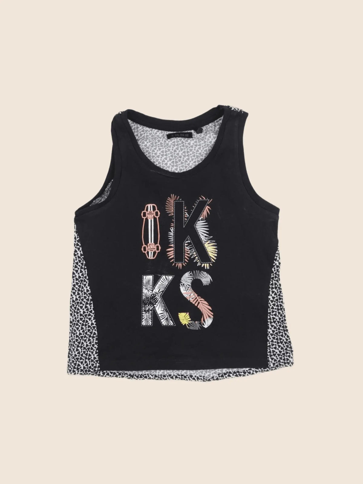 IKKS - débardeur noir - 4 ans