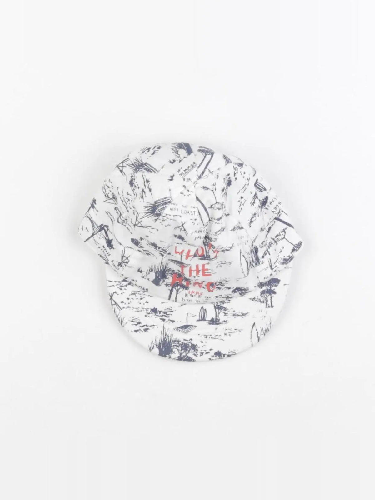 IKKS - casquette blanc, gris - 18 mois
