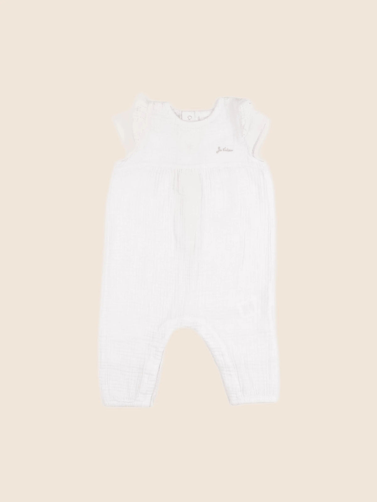 Vertbaudet - combinaison rose - 9 mois