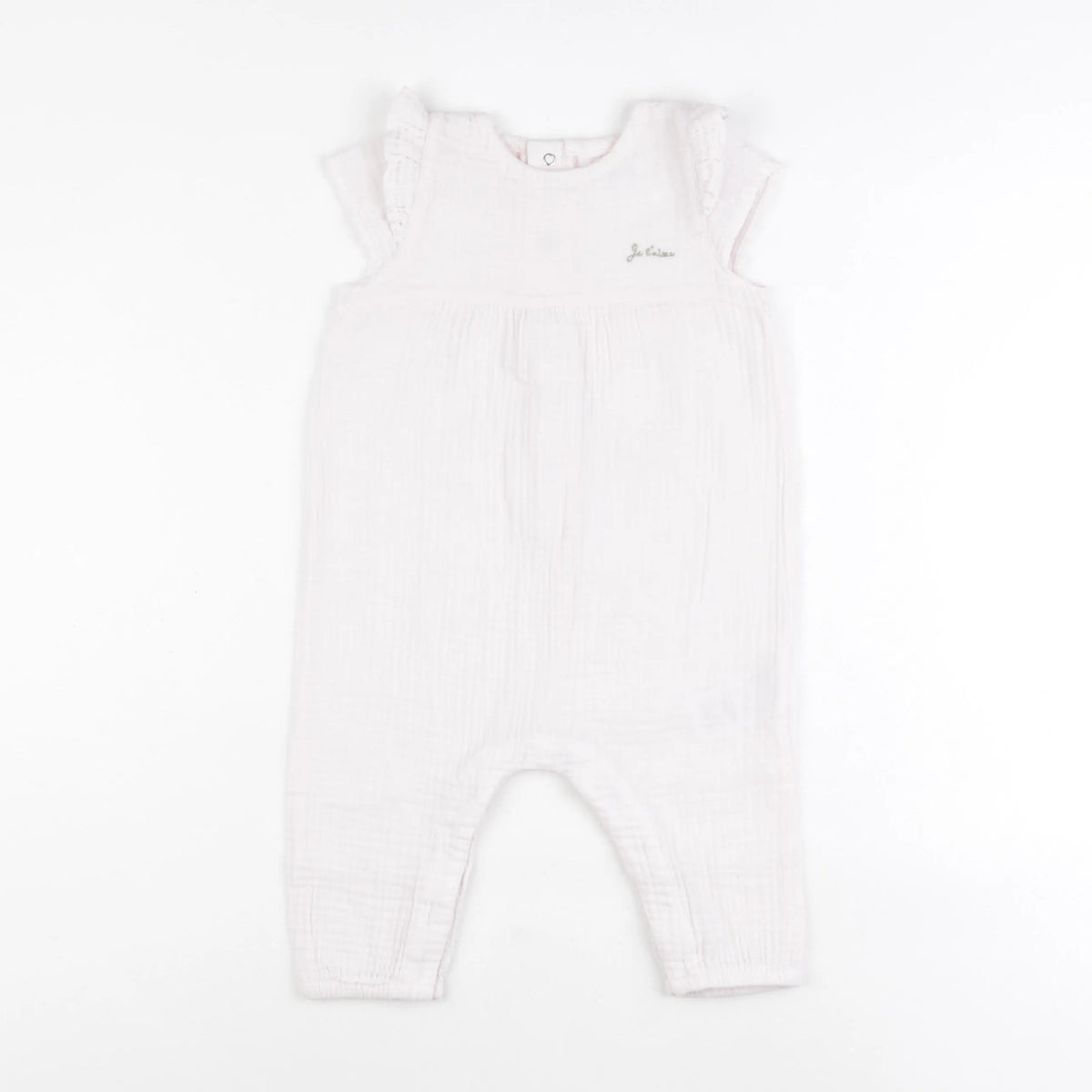 Vertbaudet - combinaison rose - 9 mois