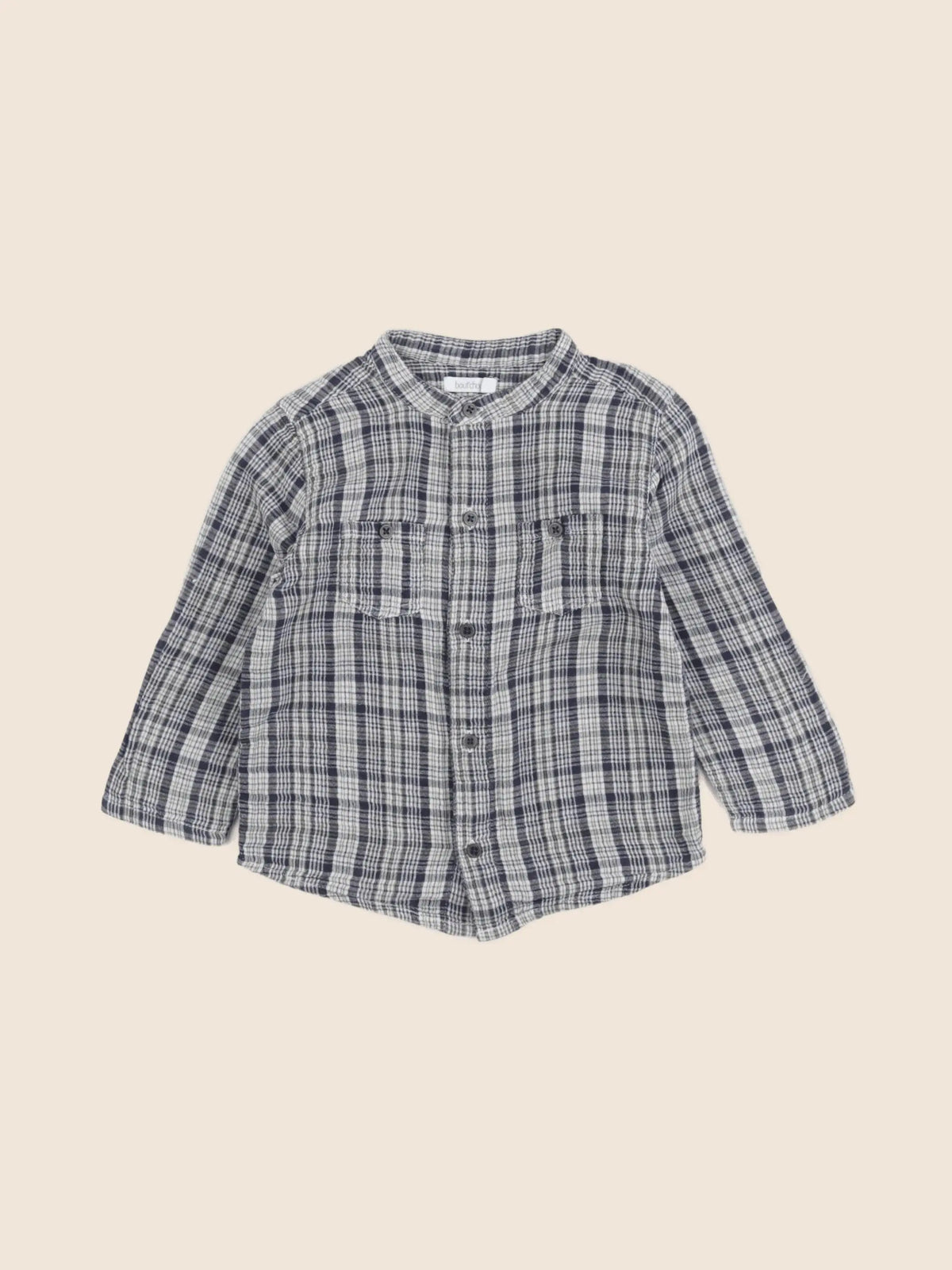 Boutchou - chemise bleu - 18 mois