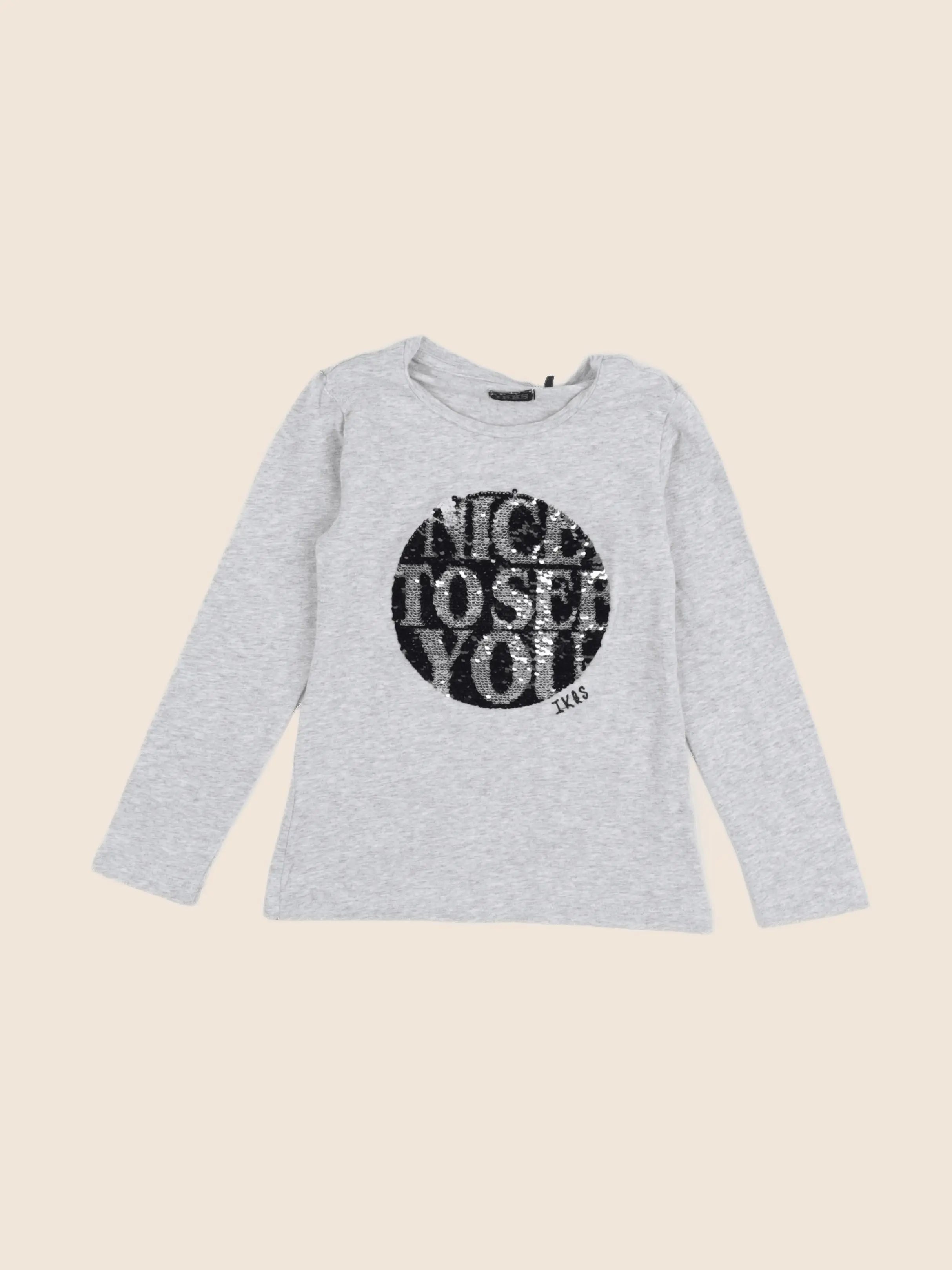 IKKS - tee-shirt gris - 5 ans