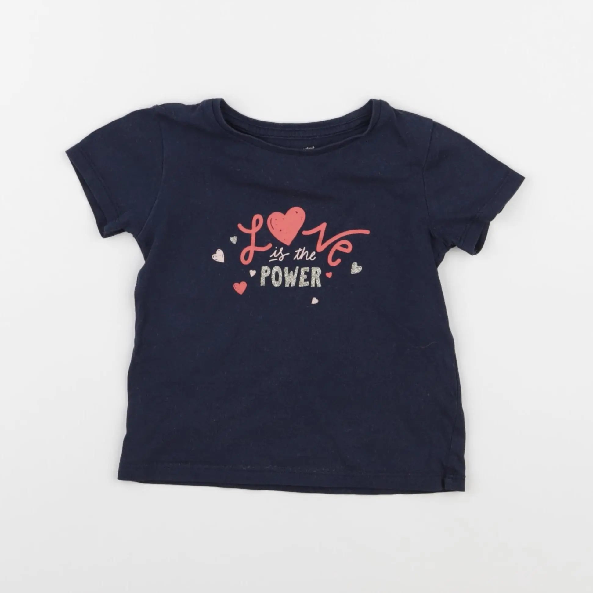 Vertbaudet - tee-shirt bleu - 2 ans