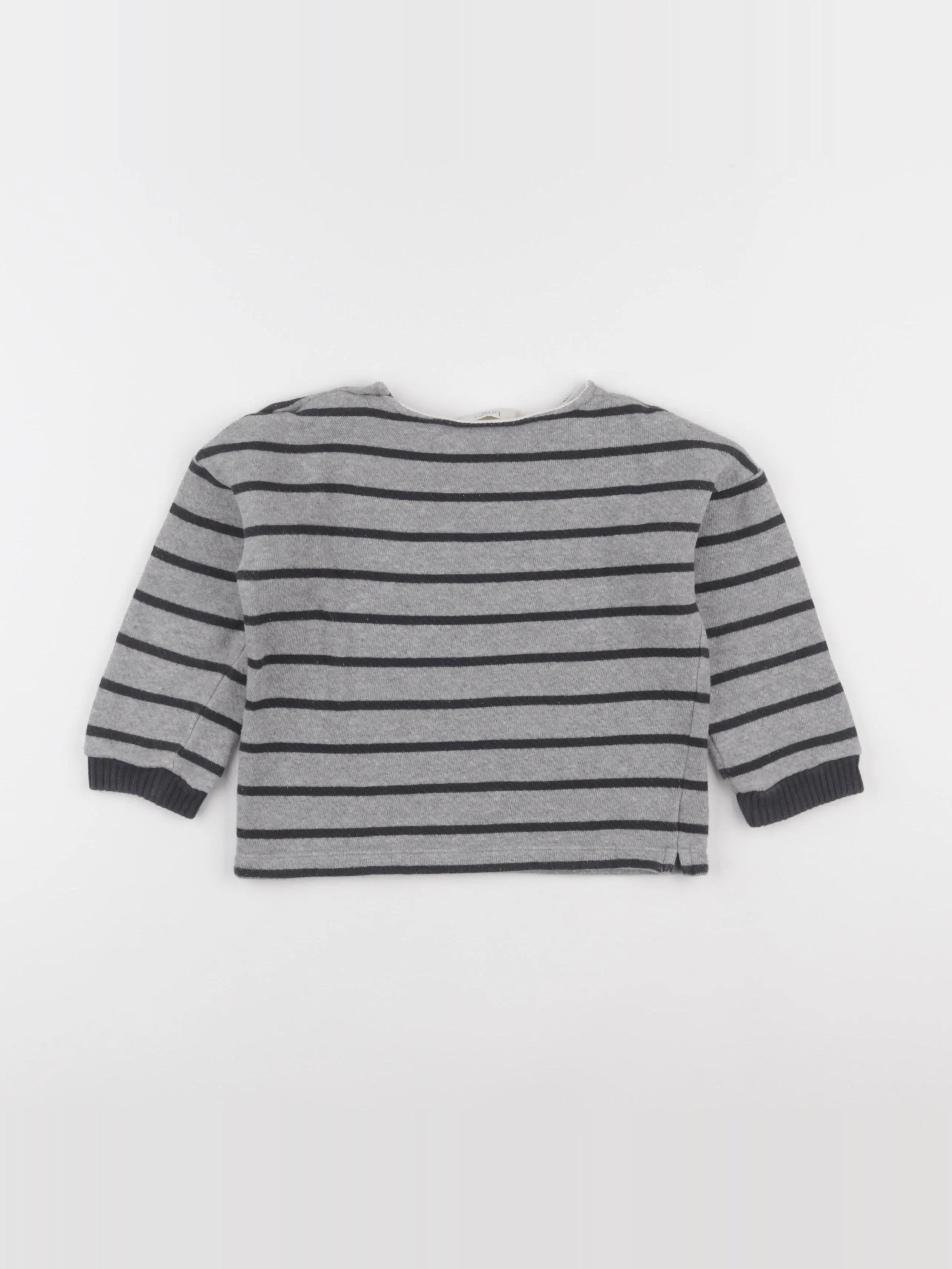 Buho - sweat gris - 24 mois