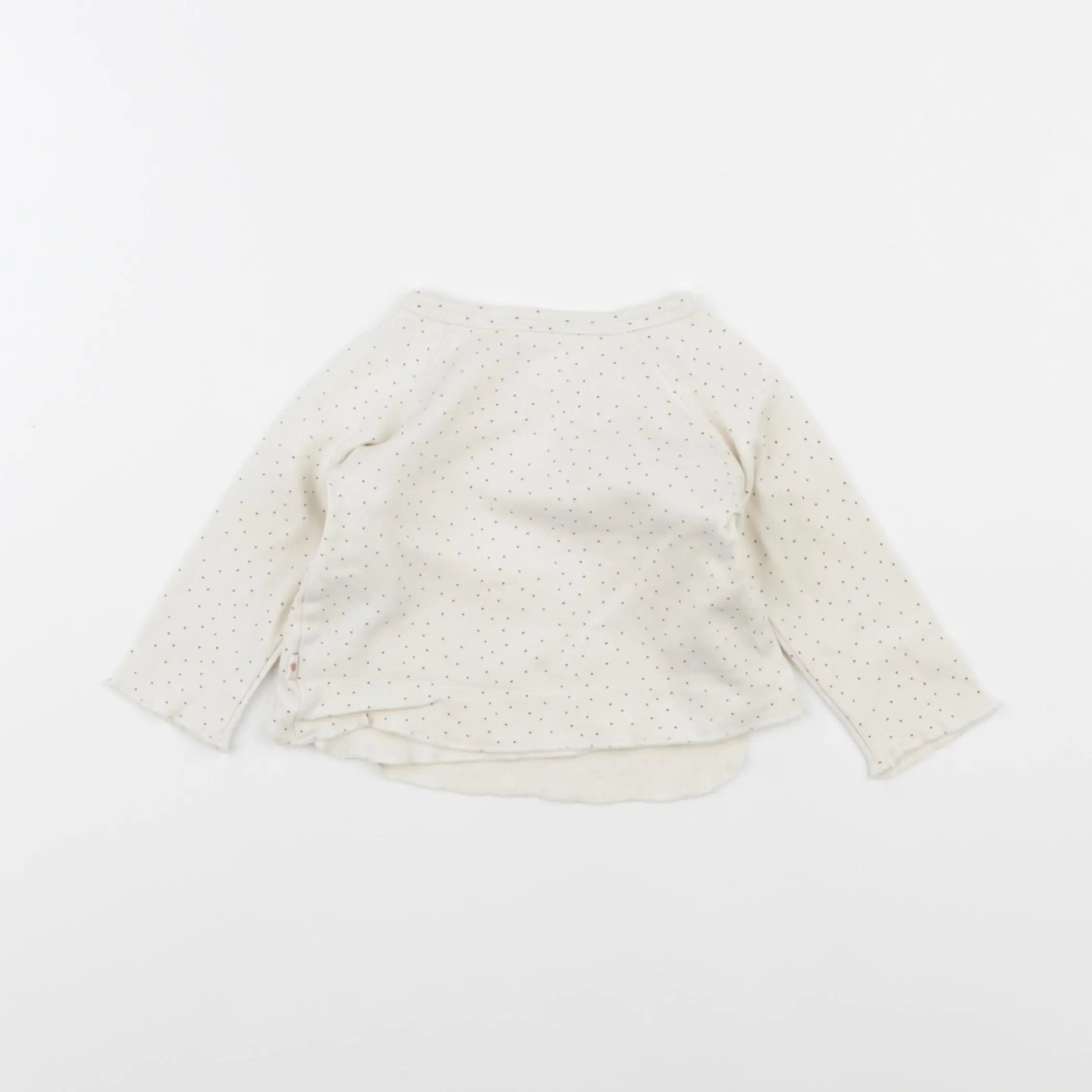 Vertbaudet - tee-shirt beige - 6 mois