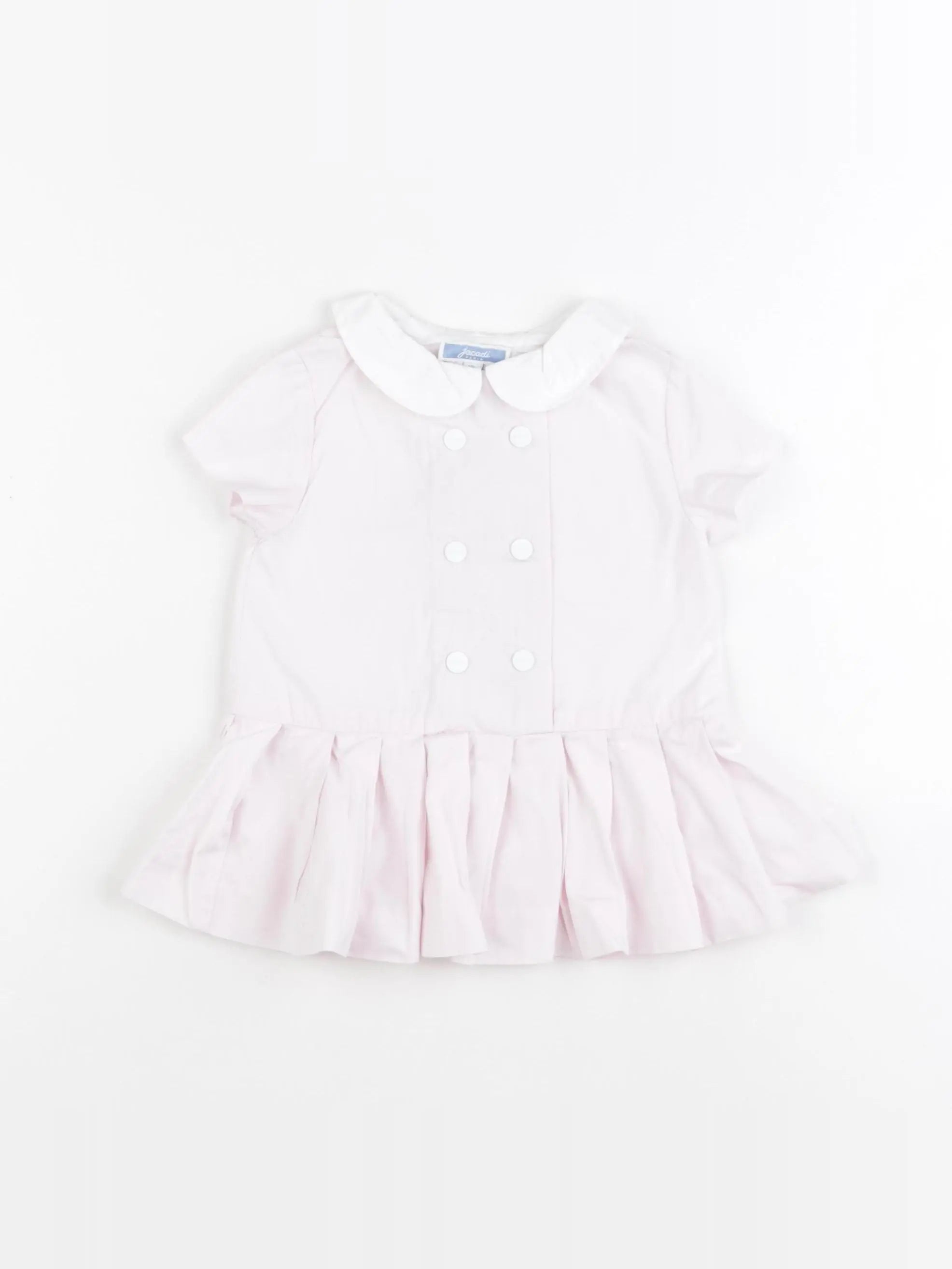 Jacadi - robe rose - 12 mois