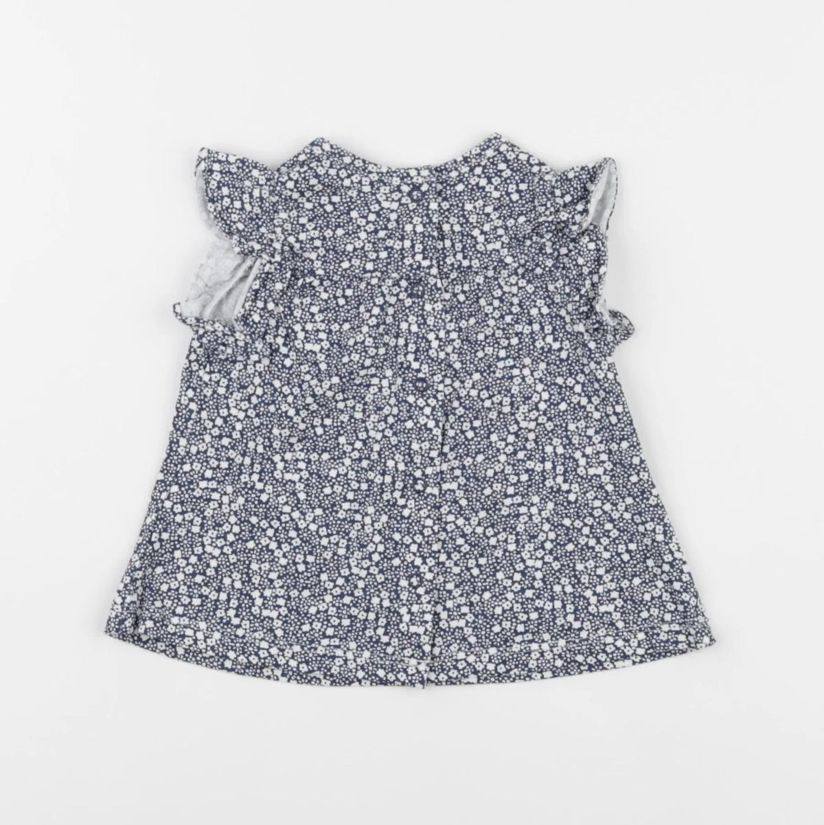 Vertbaudet - tee-shirt bleu - 6 mois
