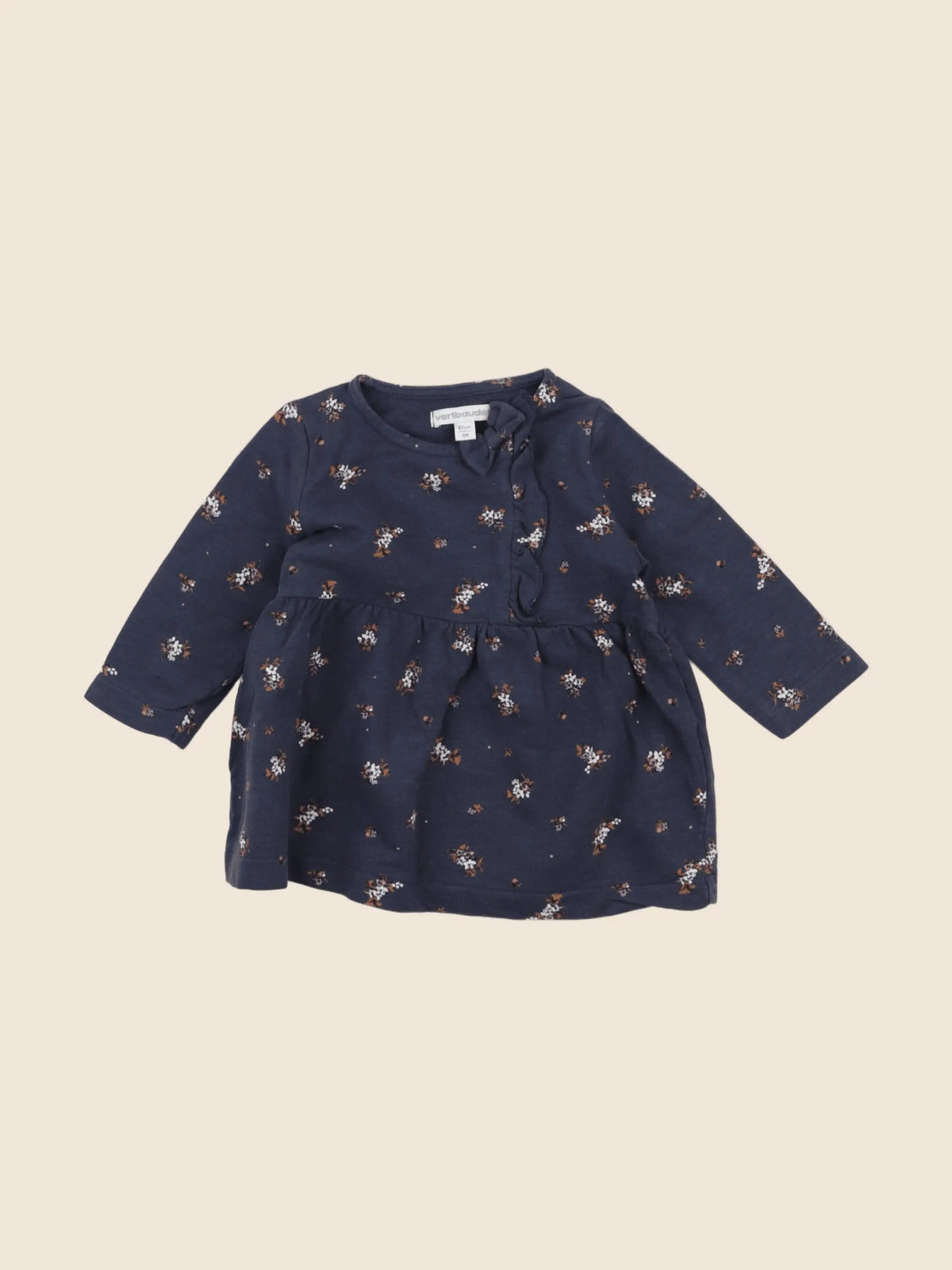 Vertbaudet - robe bleu - 6 mois