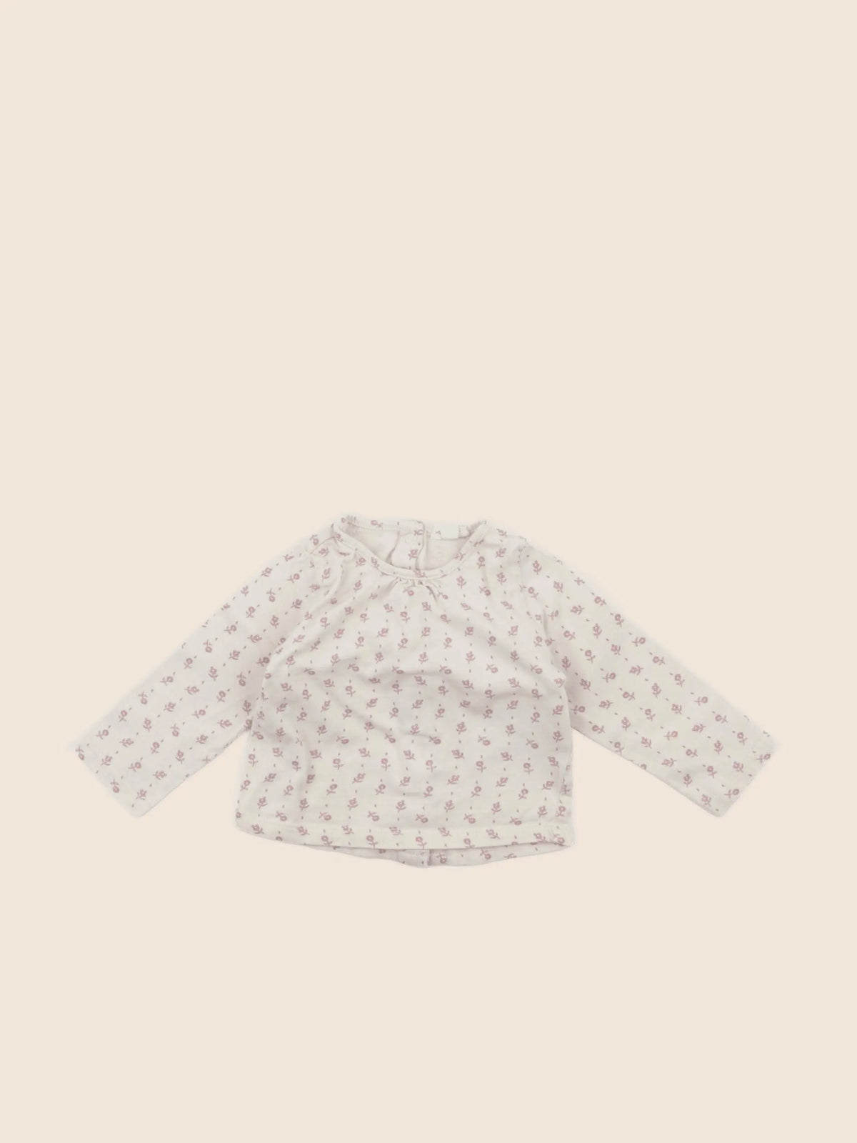 Vertbaudet - tee-shirt rose - 6 mois