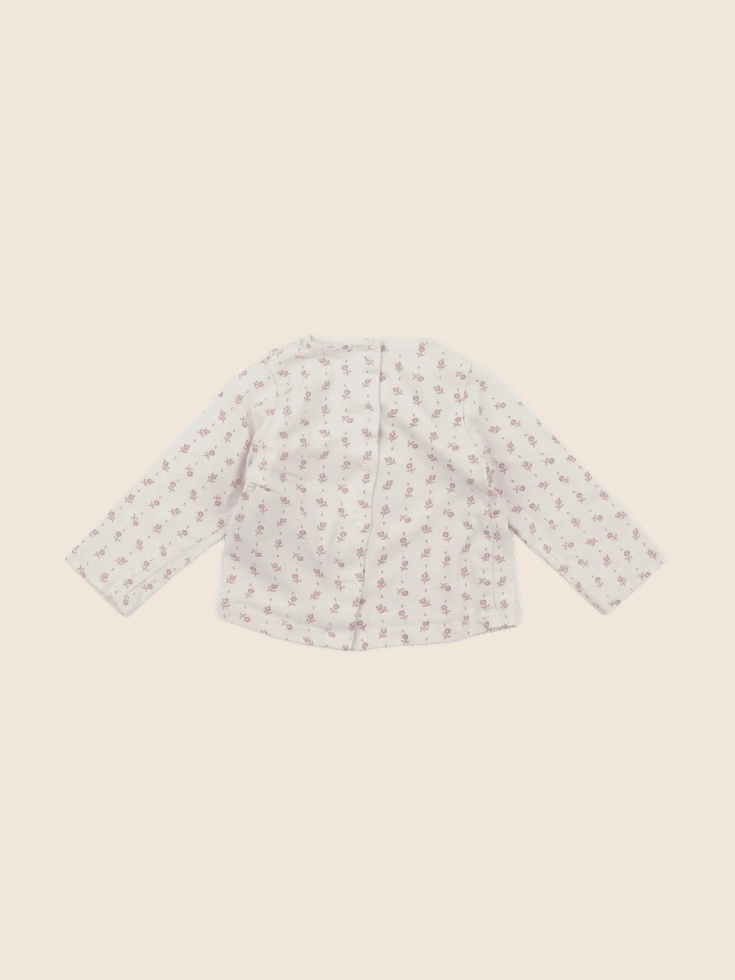 Vertbaudet - tee-shirt rose - 6 mois