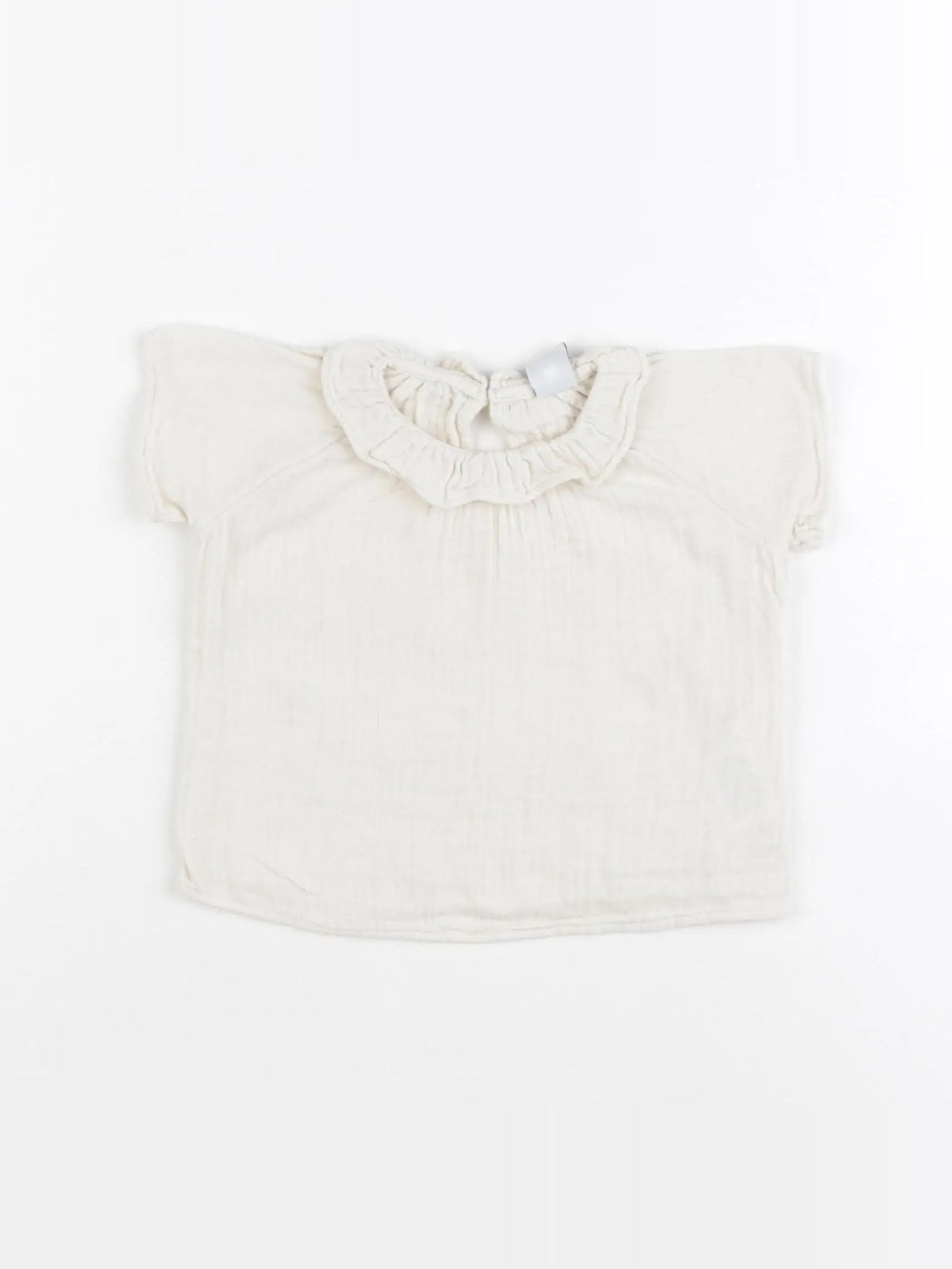 Petit Bateau - blouse beige - 6 mois