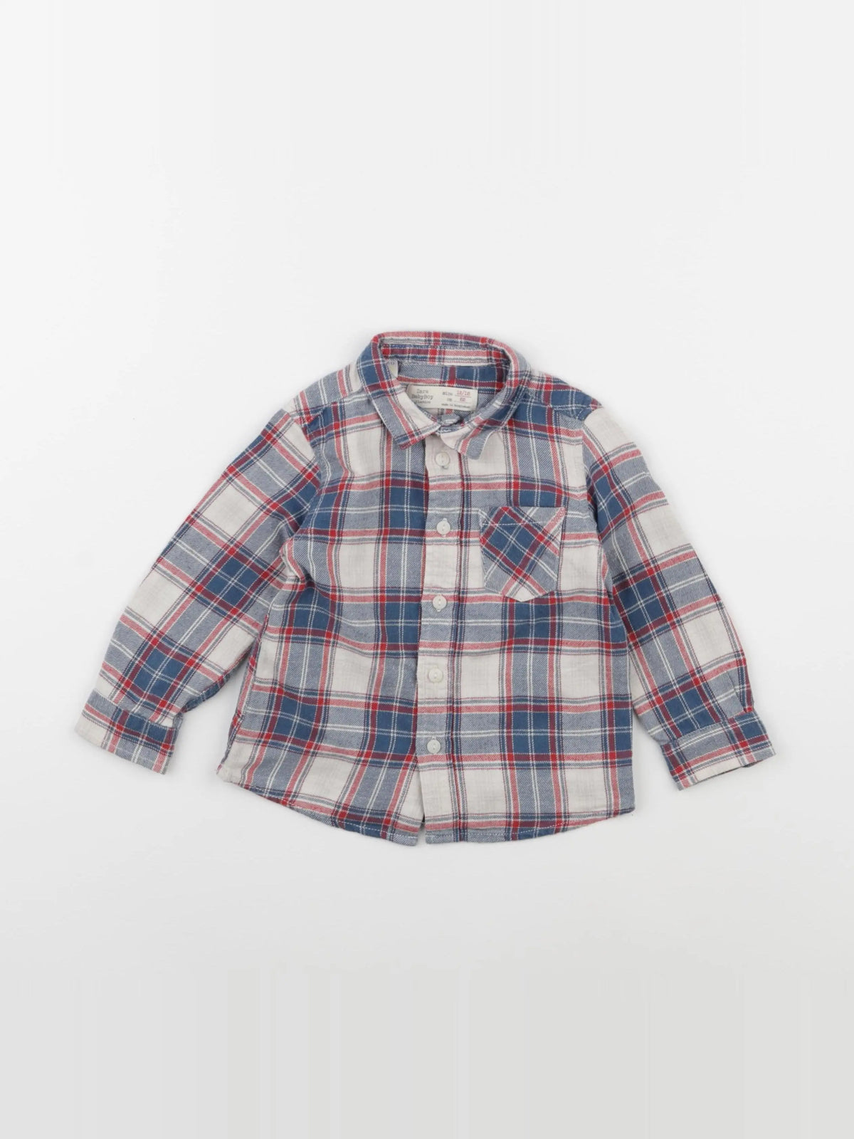 Zara - chemise multicolore - 12/18 mois