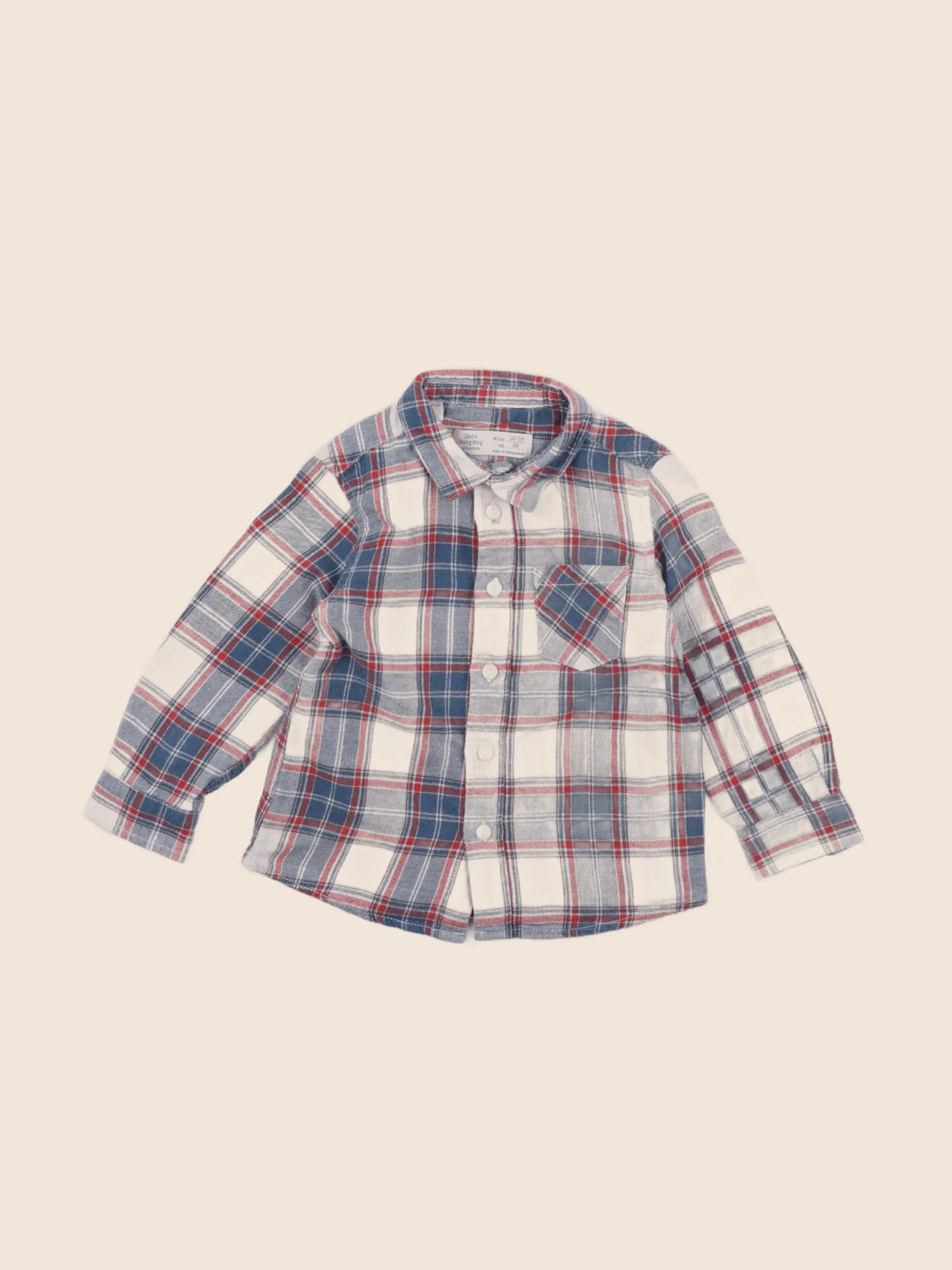 Zara - chemise multicolore - 12/18 mois