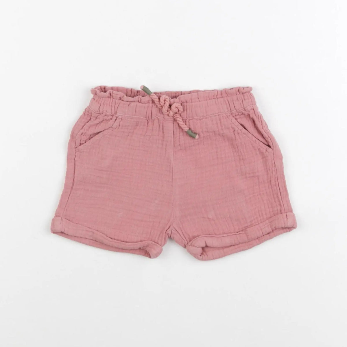 Vertbaudet - short rose - 12 mois