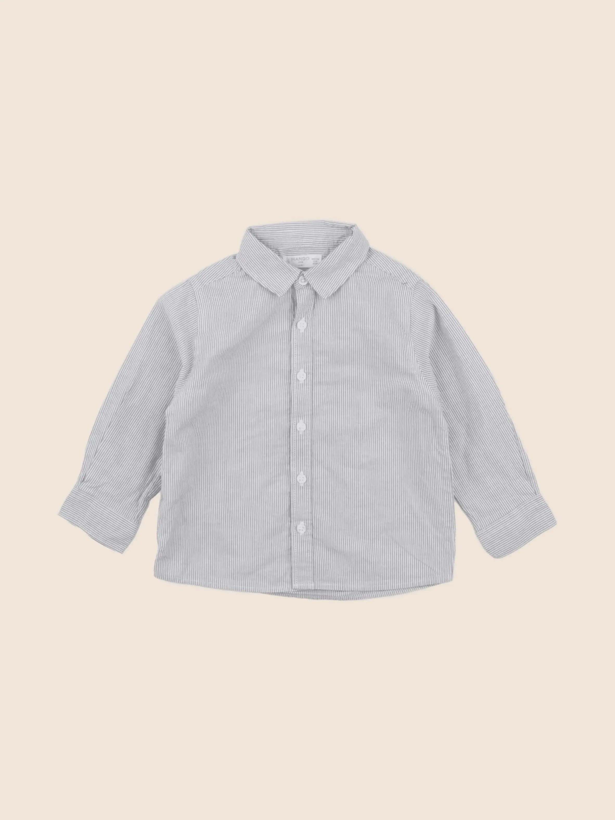 Mango - chemise marron - 9/12 mois