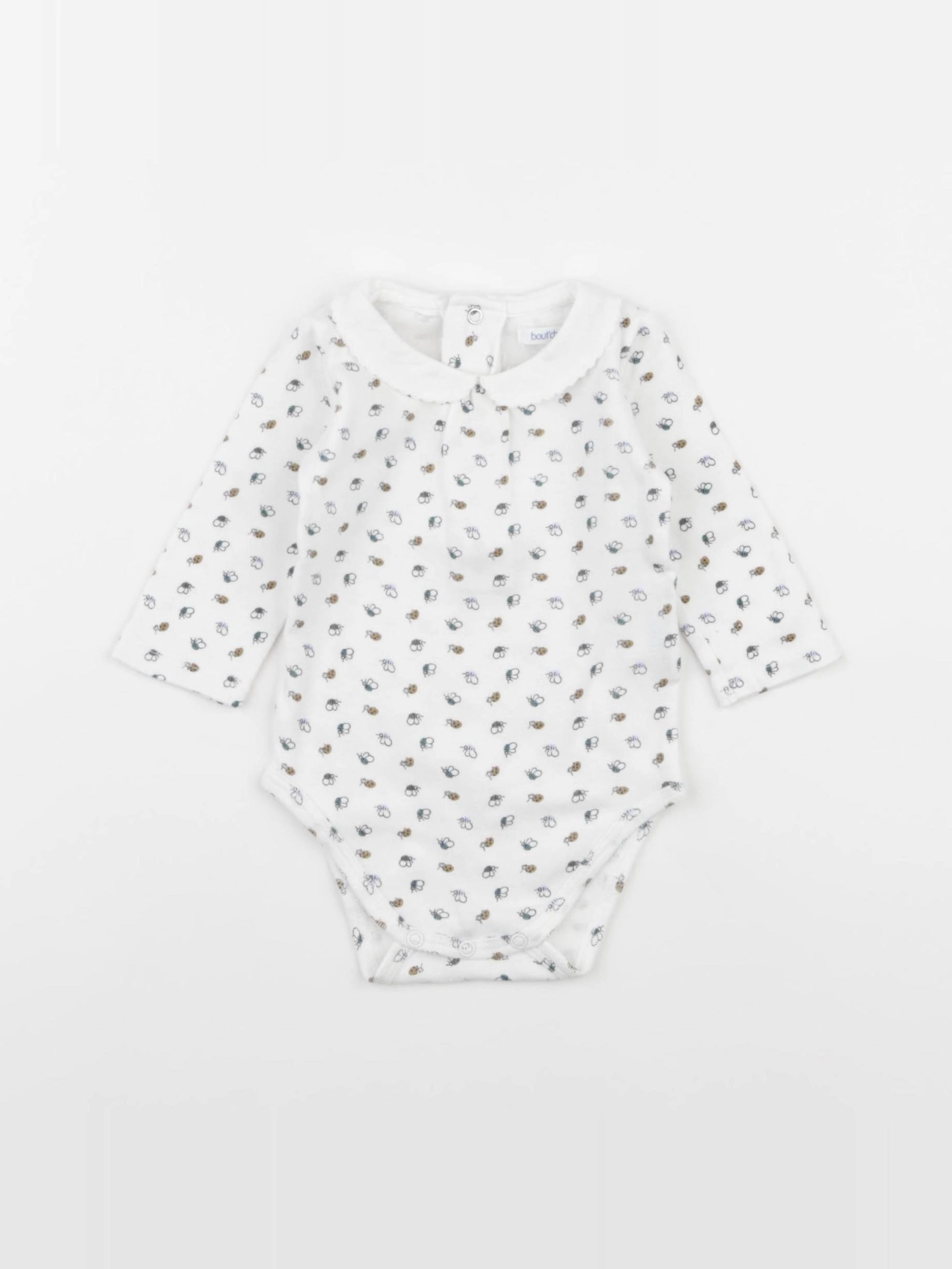 Boutchou - body à col multicolore - 3 mois