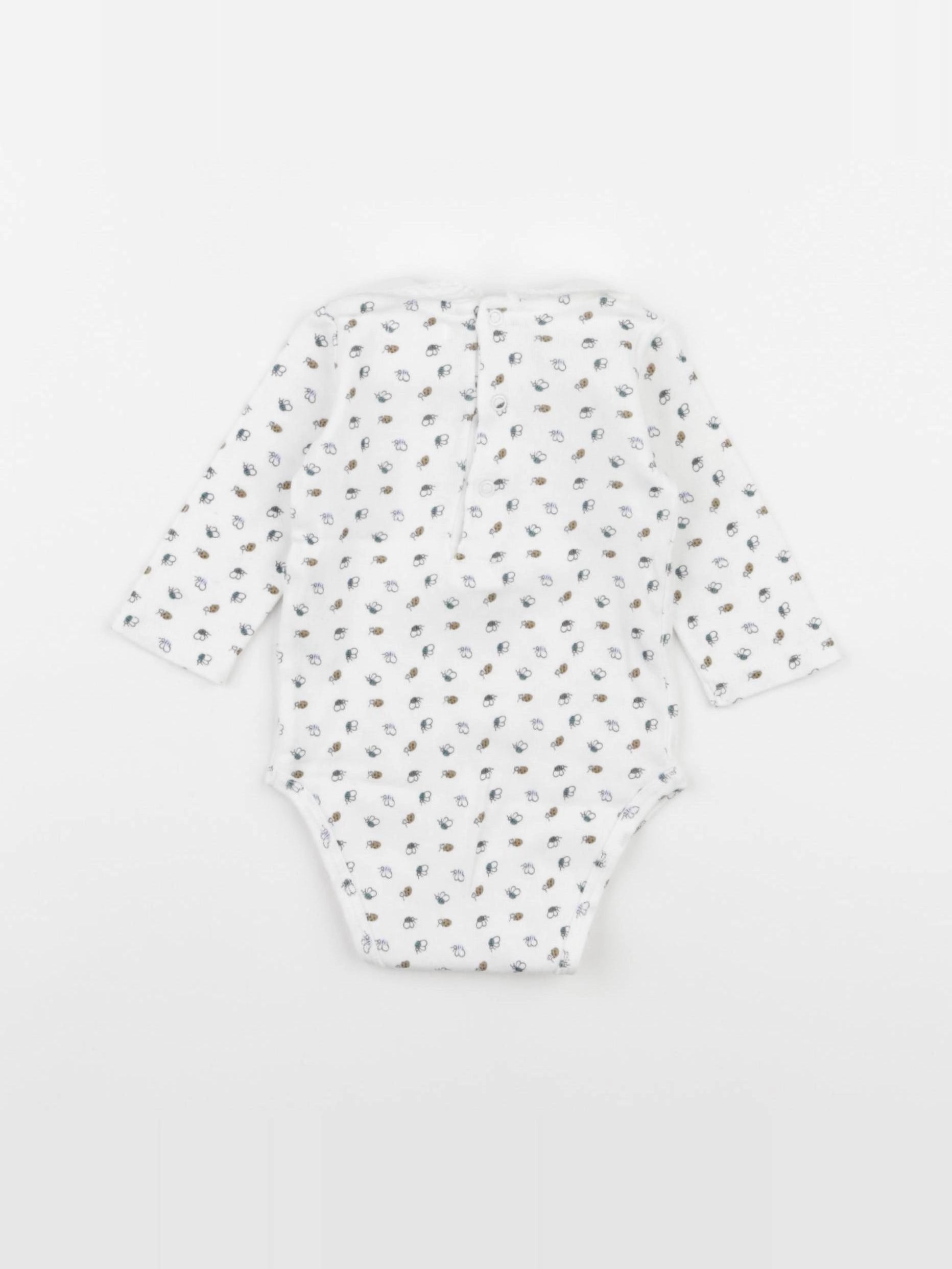 Boutchou - body à col multicolore - 3 mois