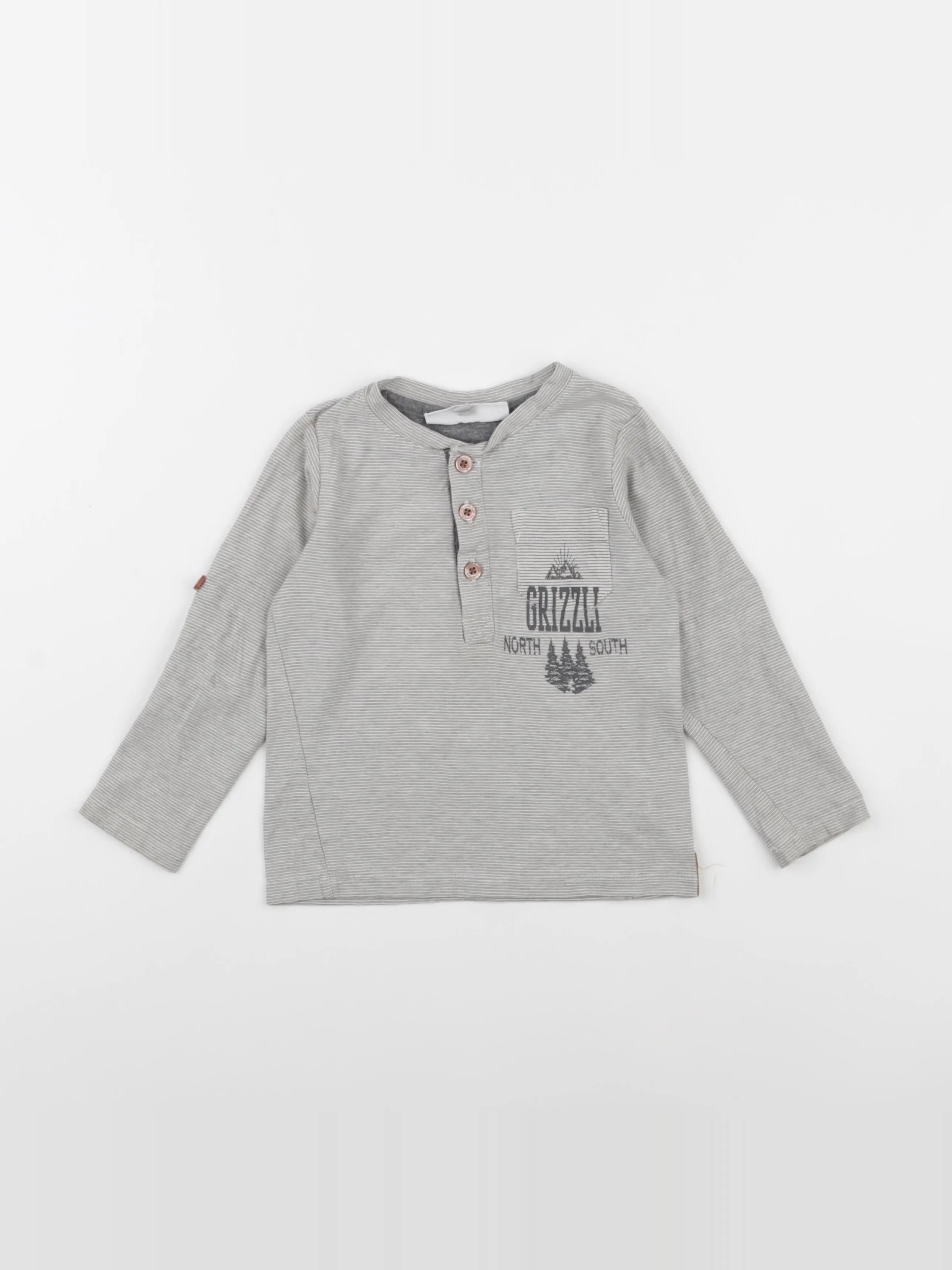 Cadet Rousselle - tee-shirt gris - 24 mois