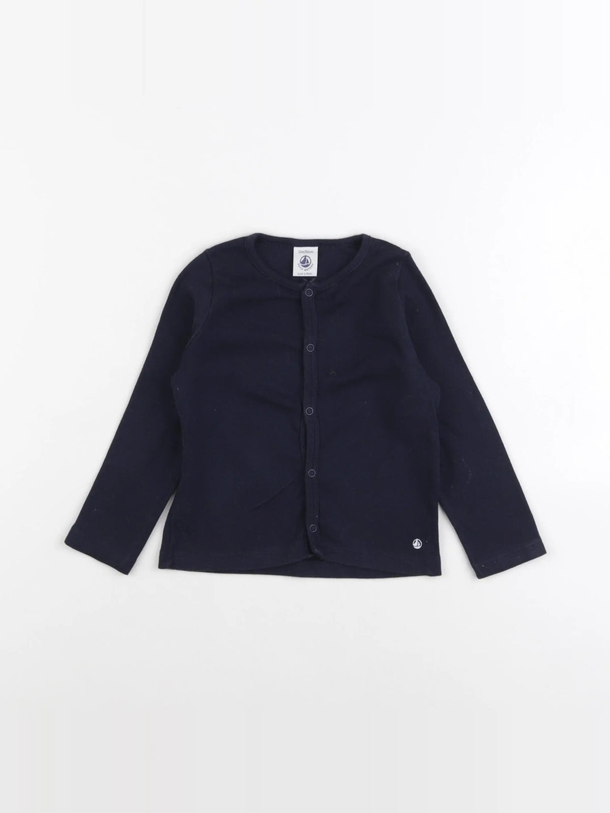 Petit Bateau - tee-shirt bleu - 24 mois