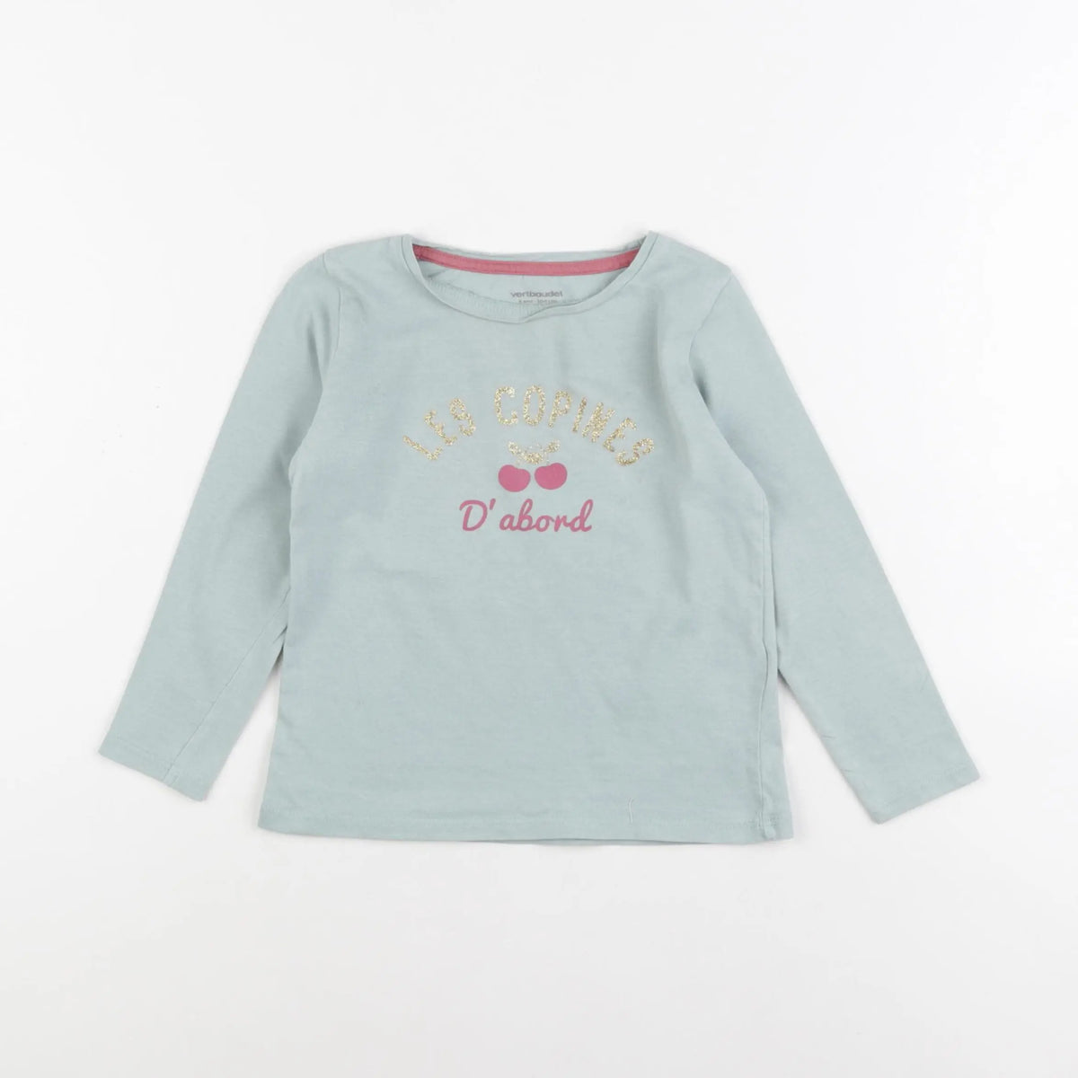 Vertbaudet - tee-shirt vert - 4 ans