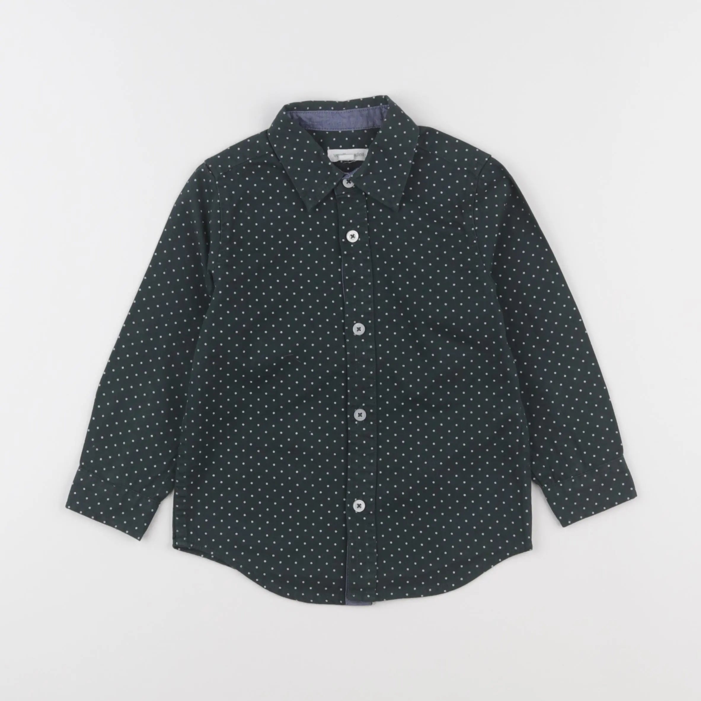 Vertbaudet - chemise vert - 3 ans