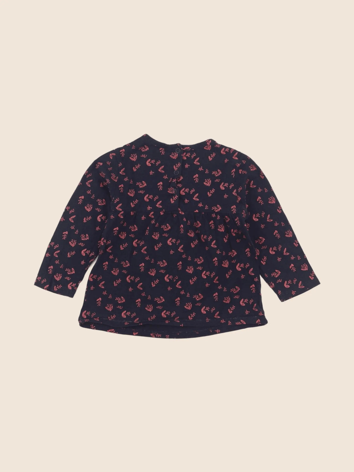 Vertbaudet - tee-shirt bleu - 12 mois