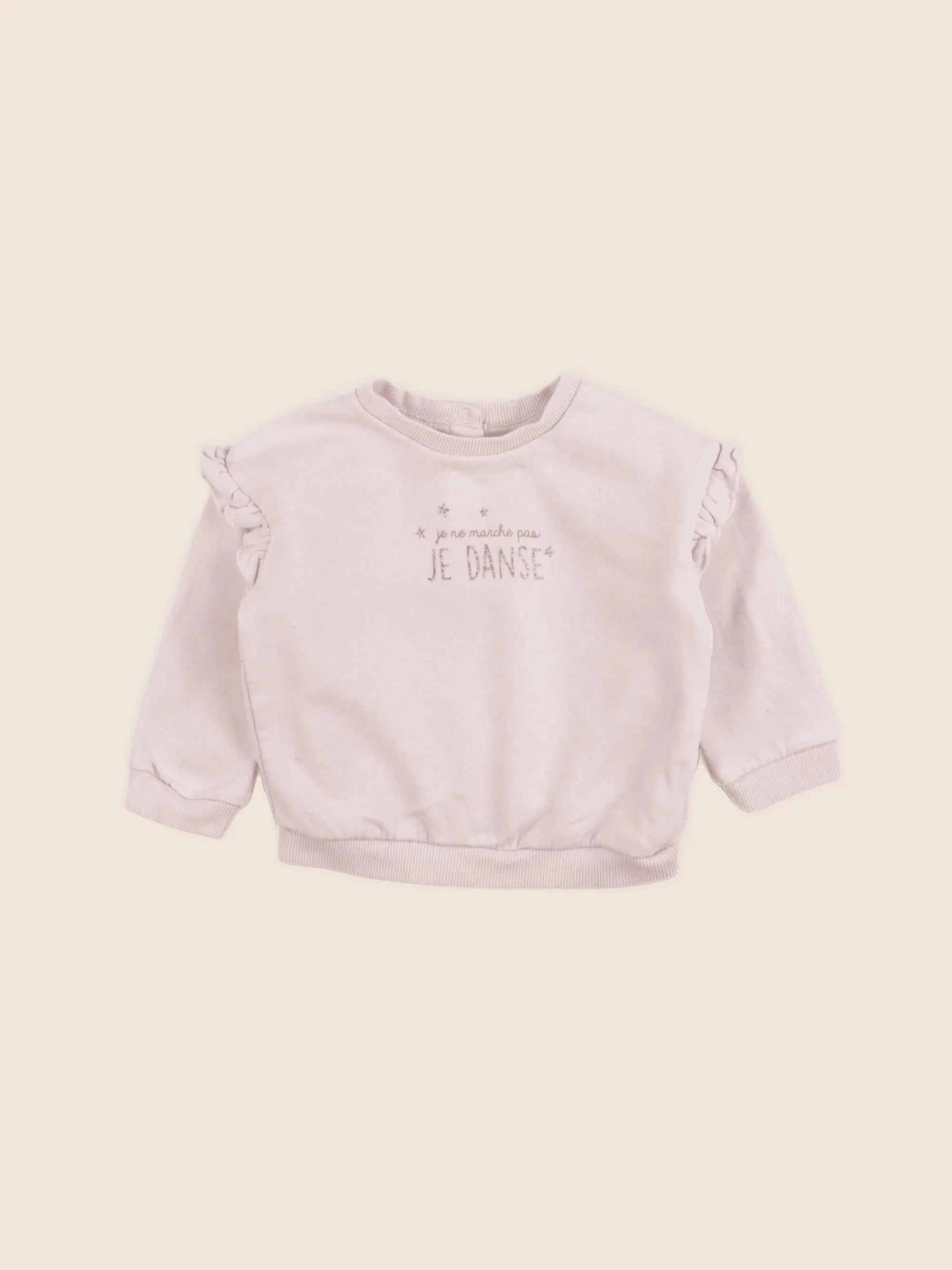 Tape à l'oeil - sweat rose - 9 mois