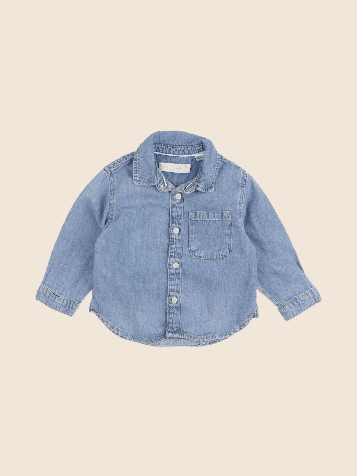 Zara - chemise bleu - 9/12 mois