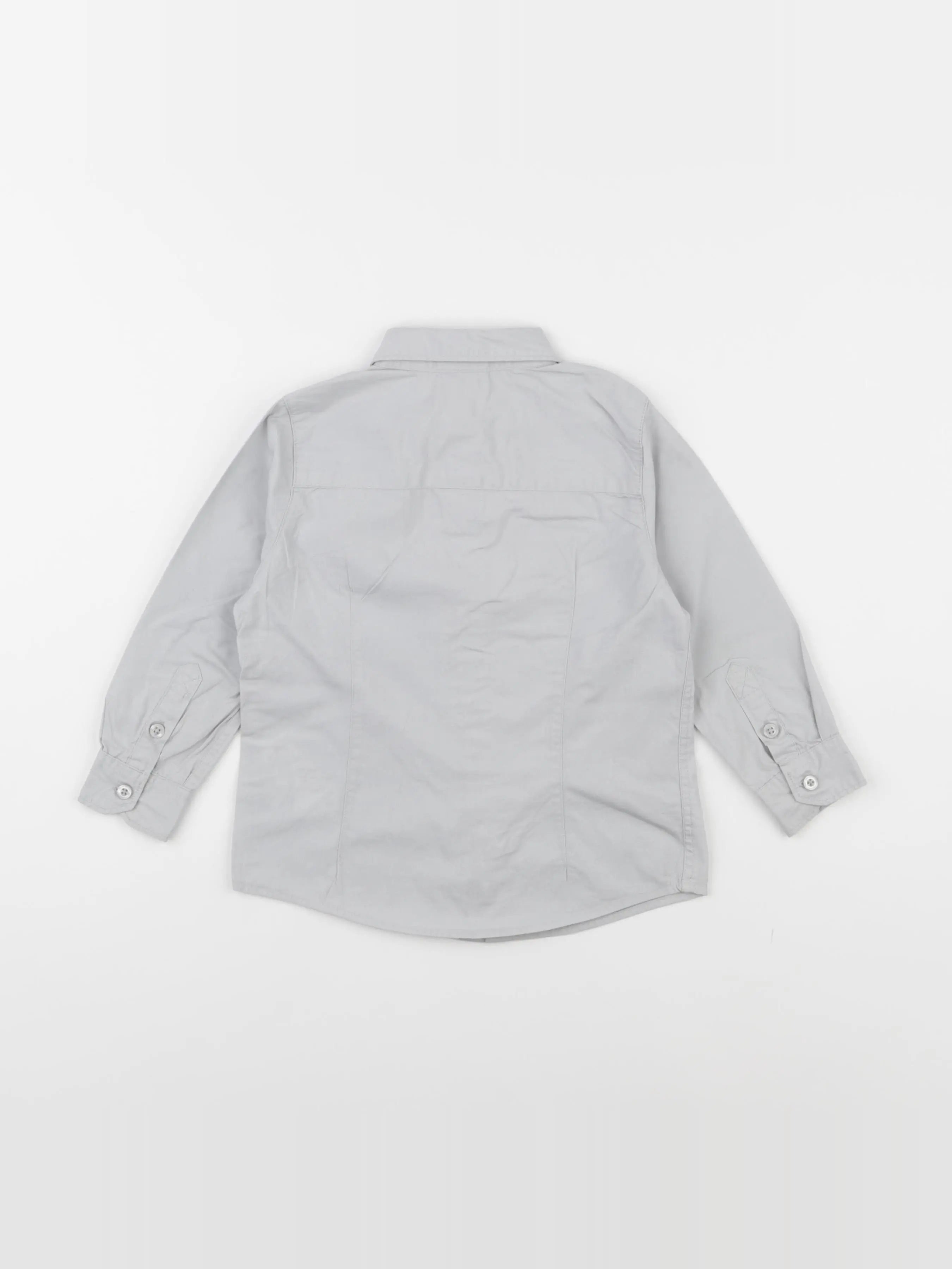 Vertbaudet - chemise gris - 3 ans