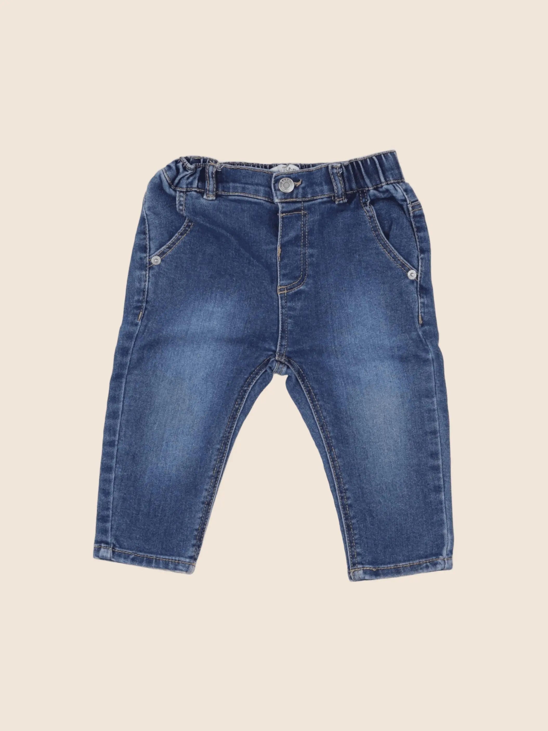 Zara - jean bleu - 9/12 mois