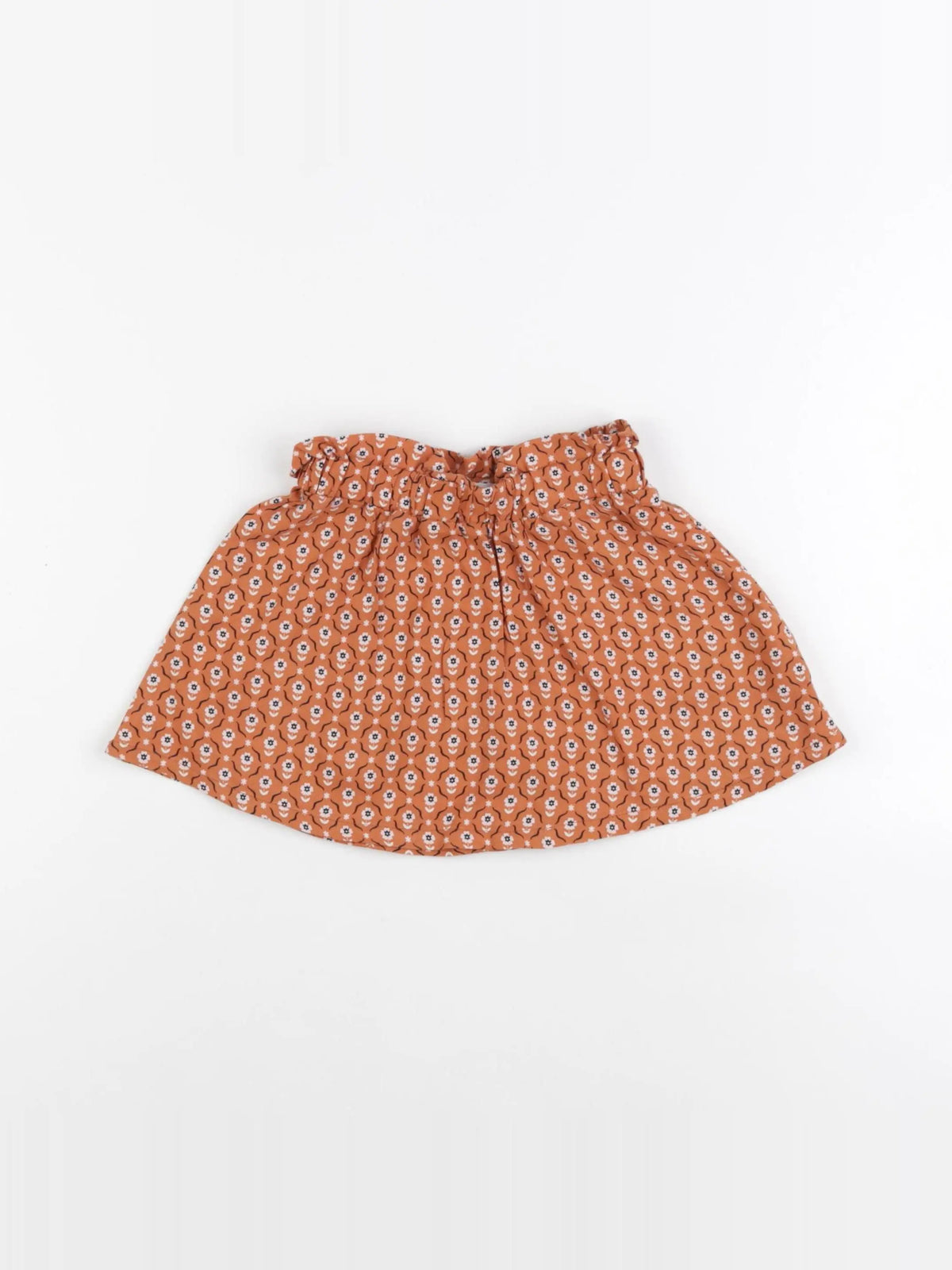 Vertbaudet - jupe orange - 3 ans