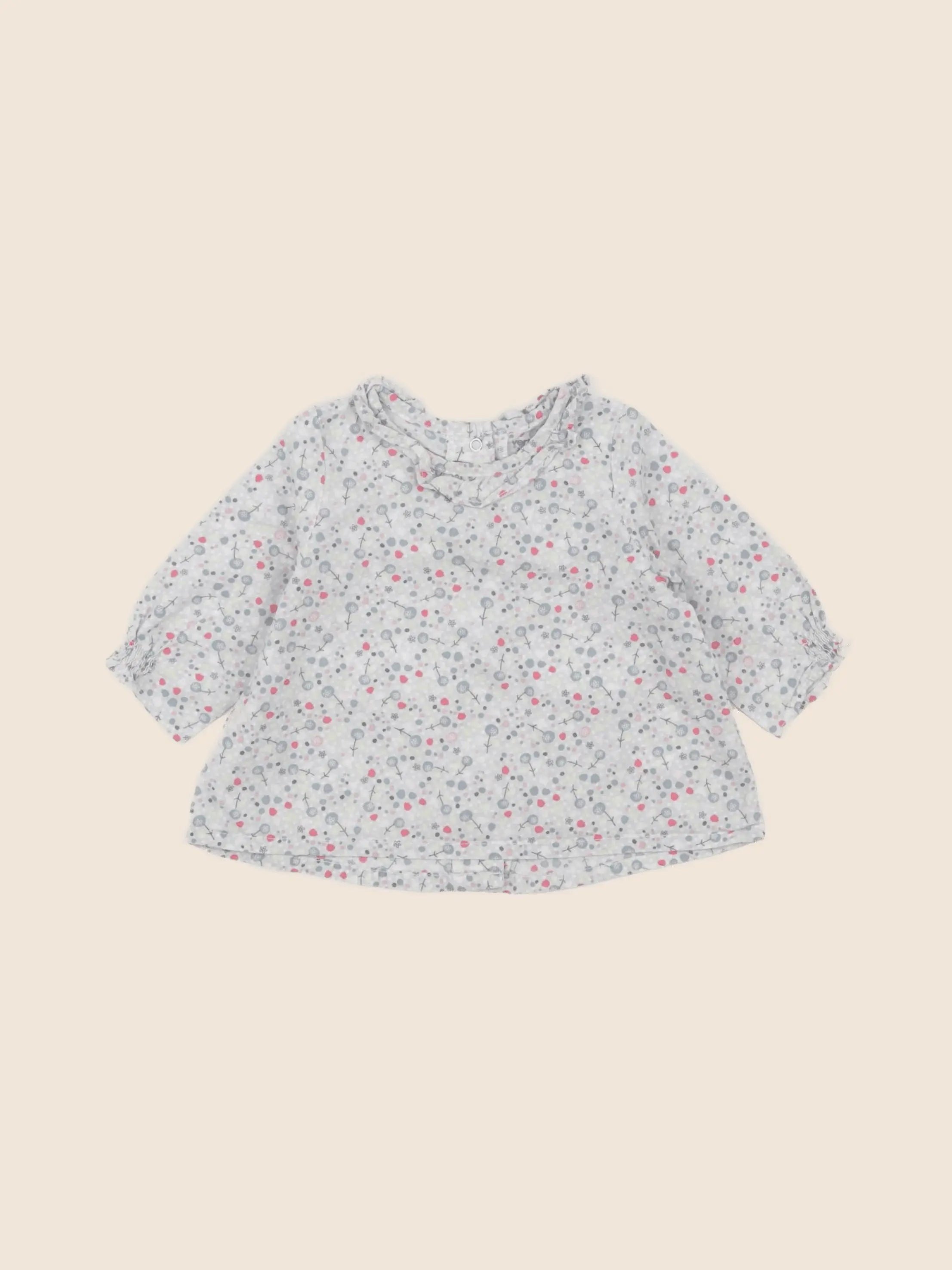 Vertbaudet - blouse gris - 3 mois