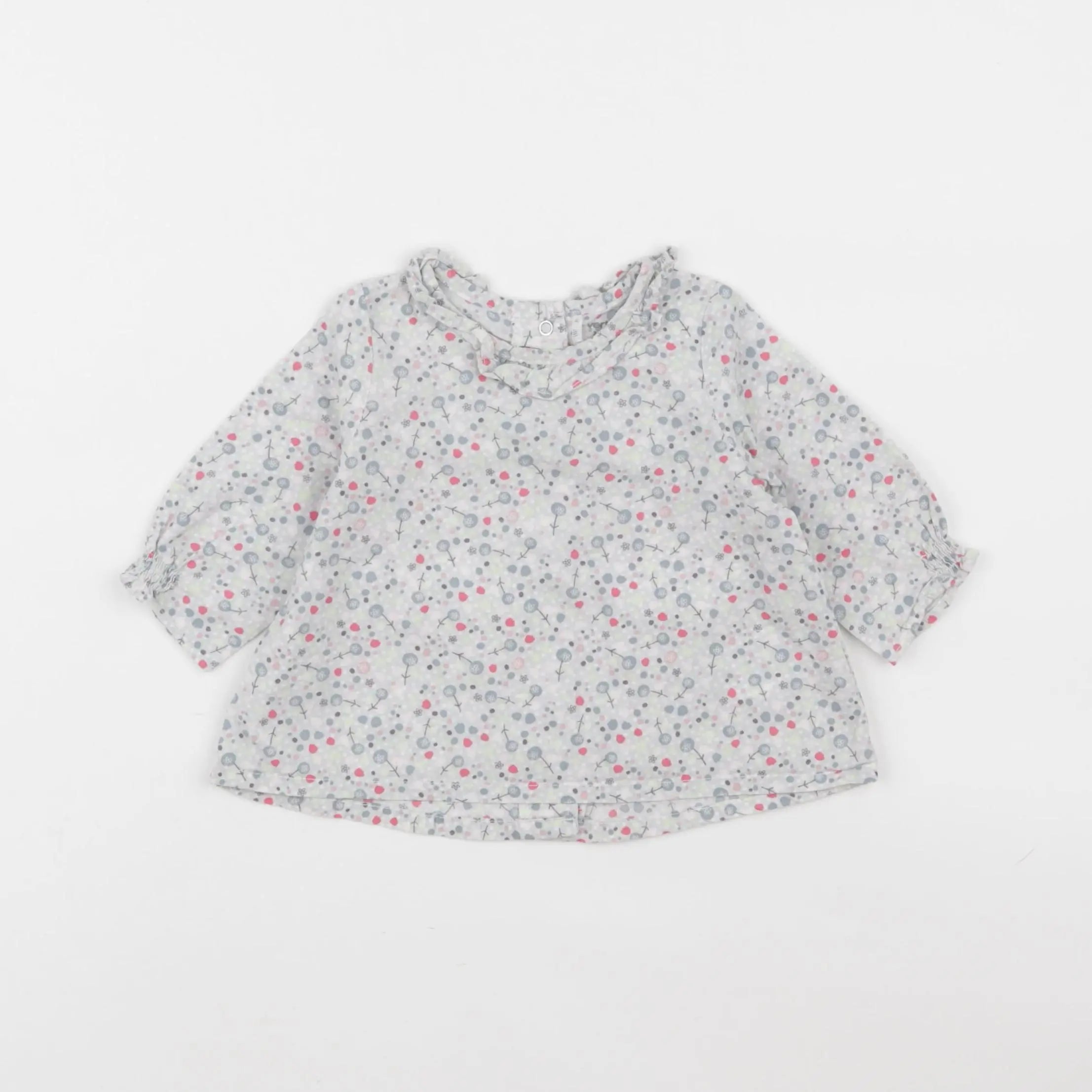 Vertbaudet - blouse gris - 3 mois