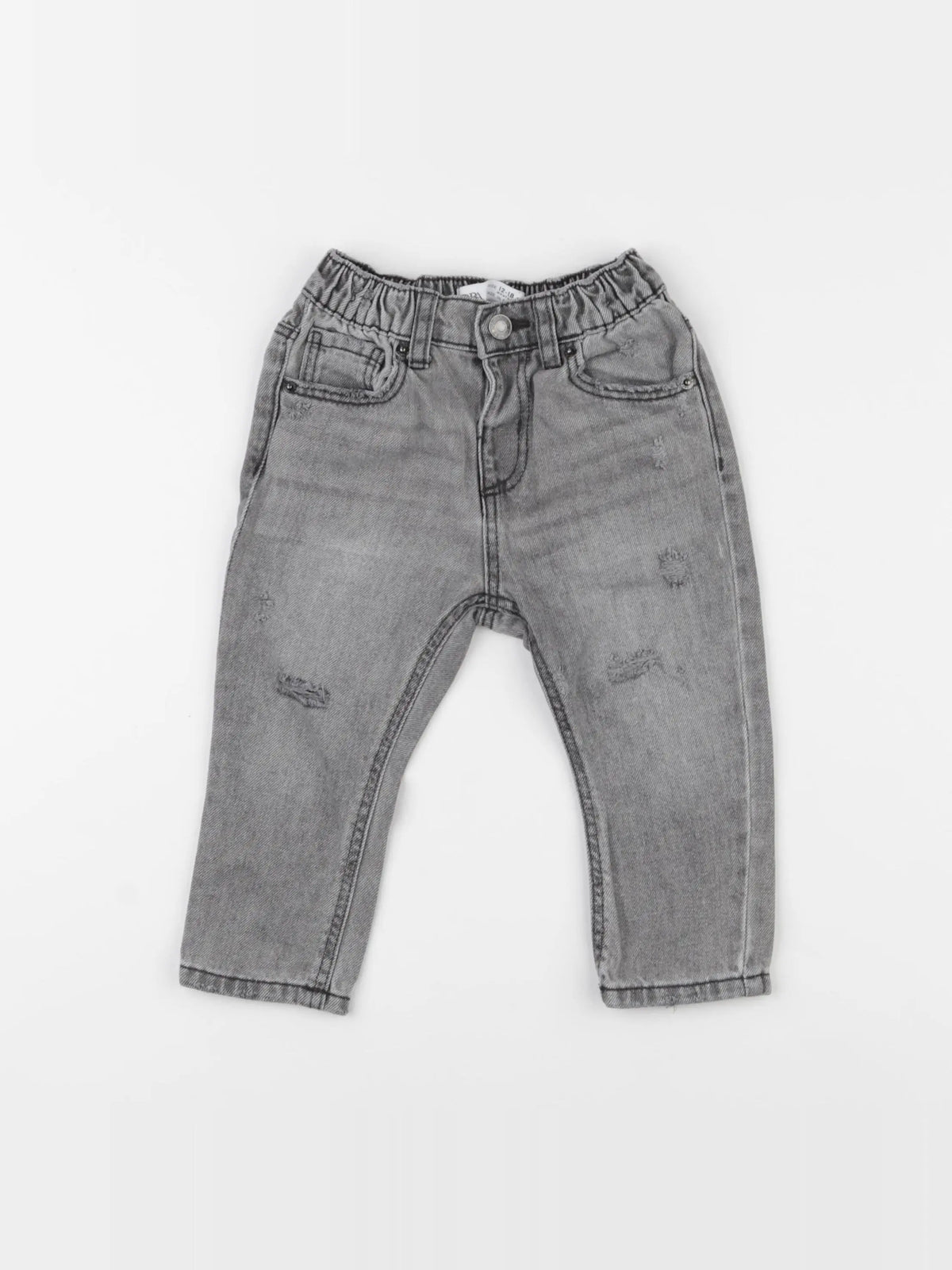 Zara - jean gris - 12/18 mois