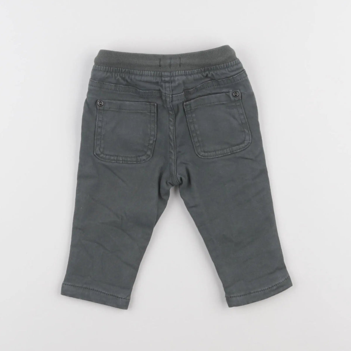 Vertbaudet - pantalon vert - 6 mois