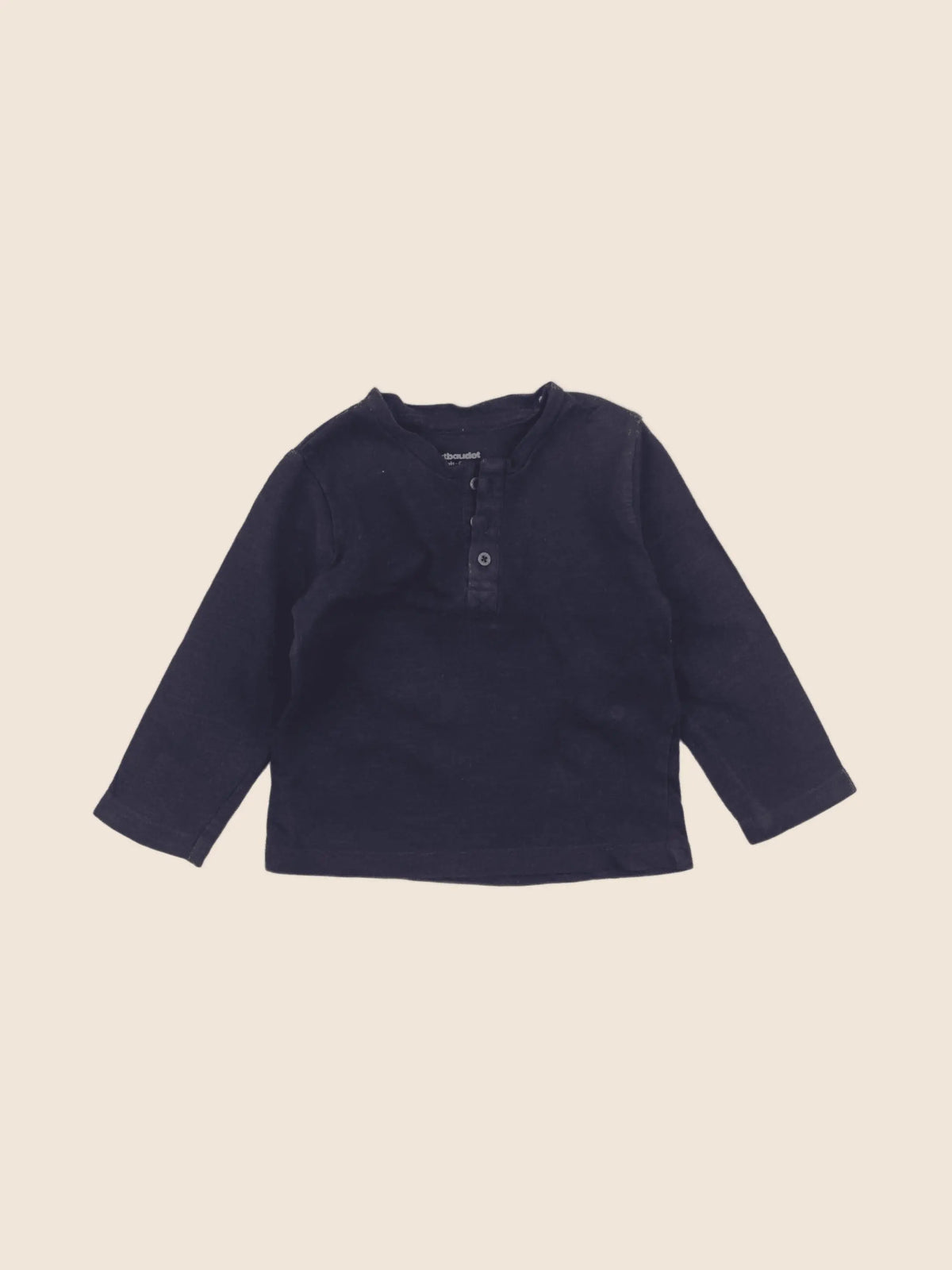 Vertbaudet - tee-shirt bleu - 6 mois