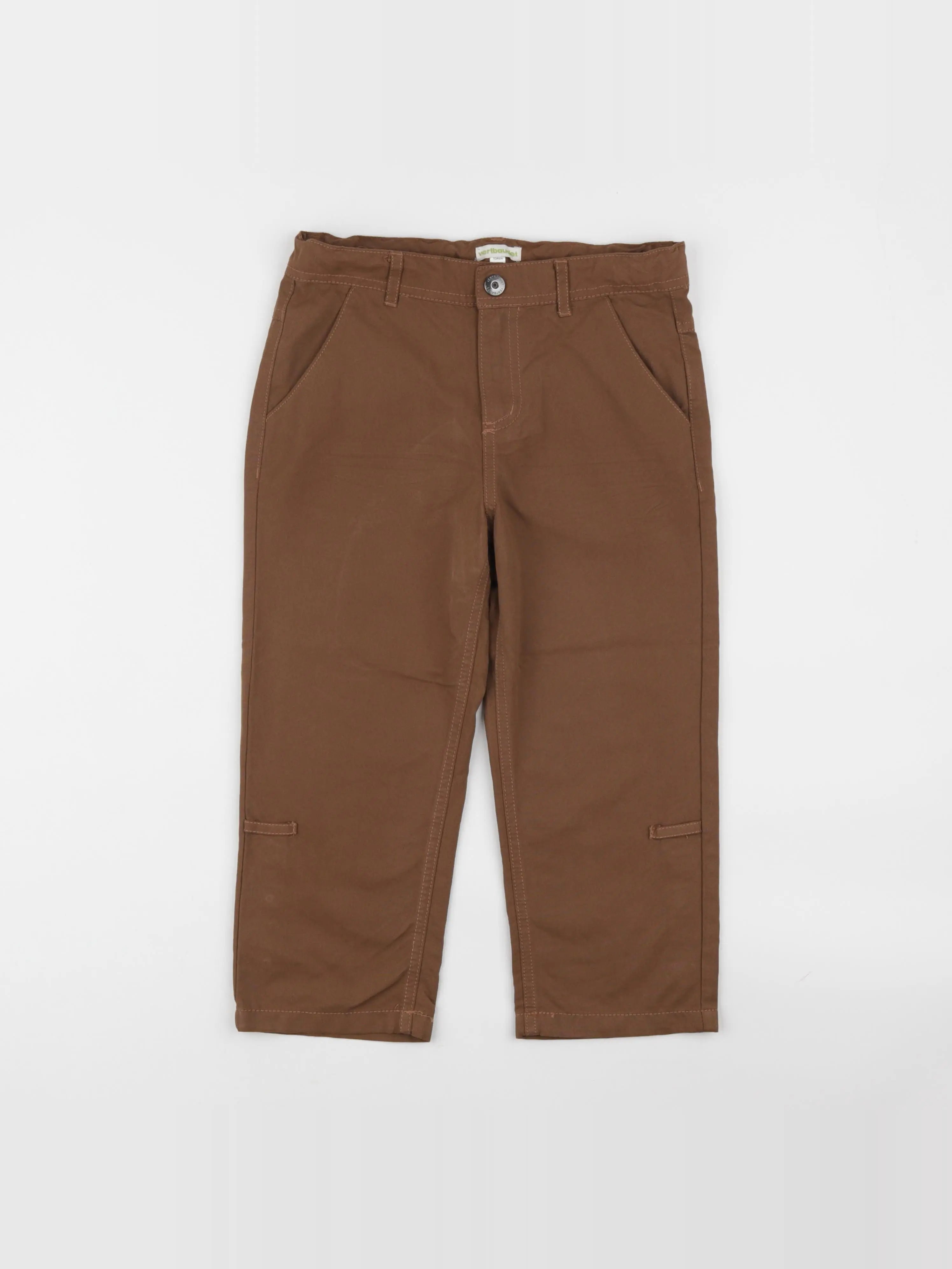 Vertbaudet - pantacourt marron - 9 ans