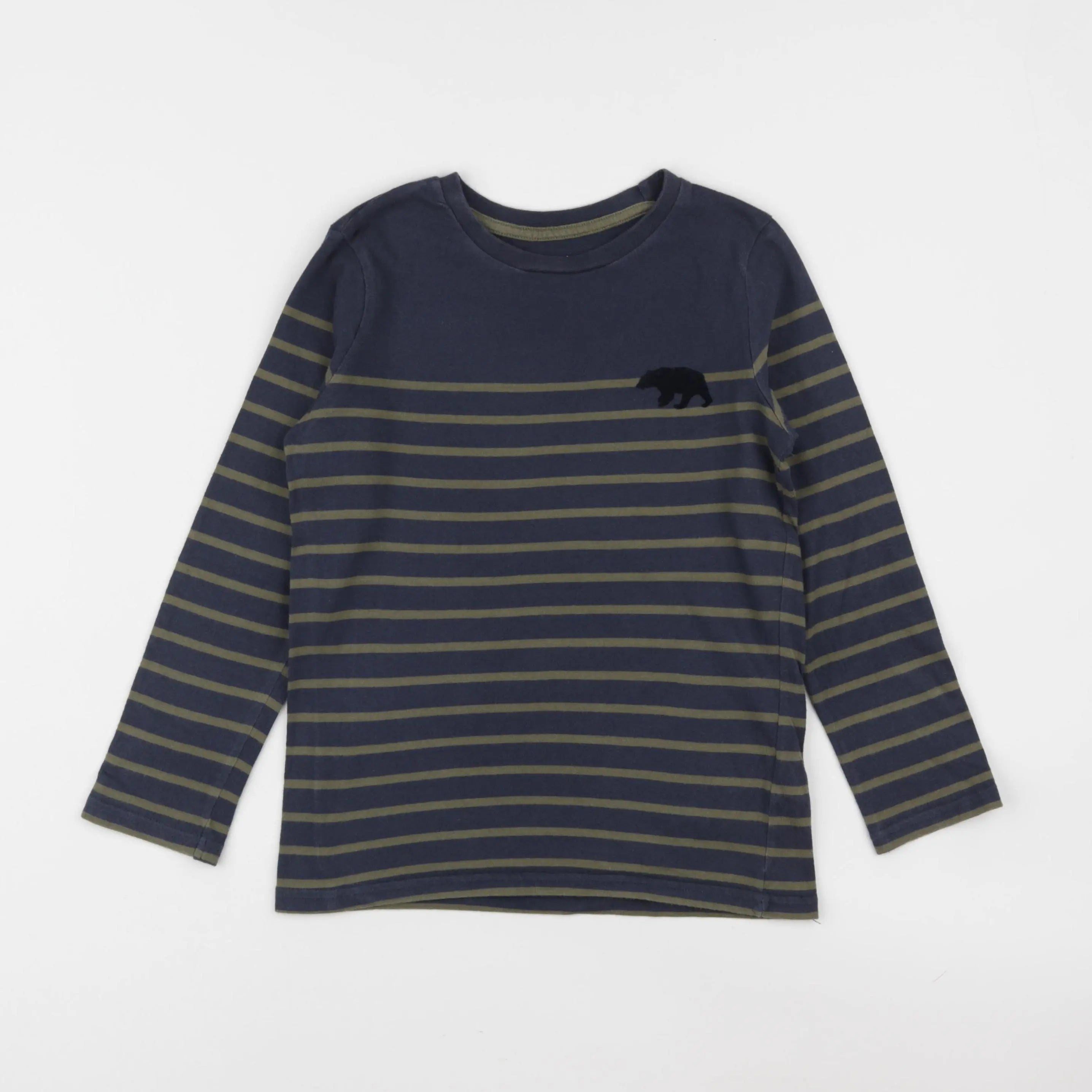 Vertbaudet - tee-shirt bleu, vert - 8 ans