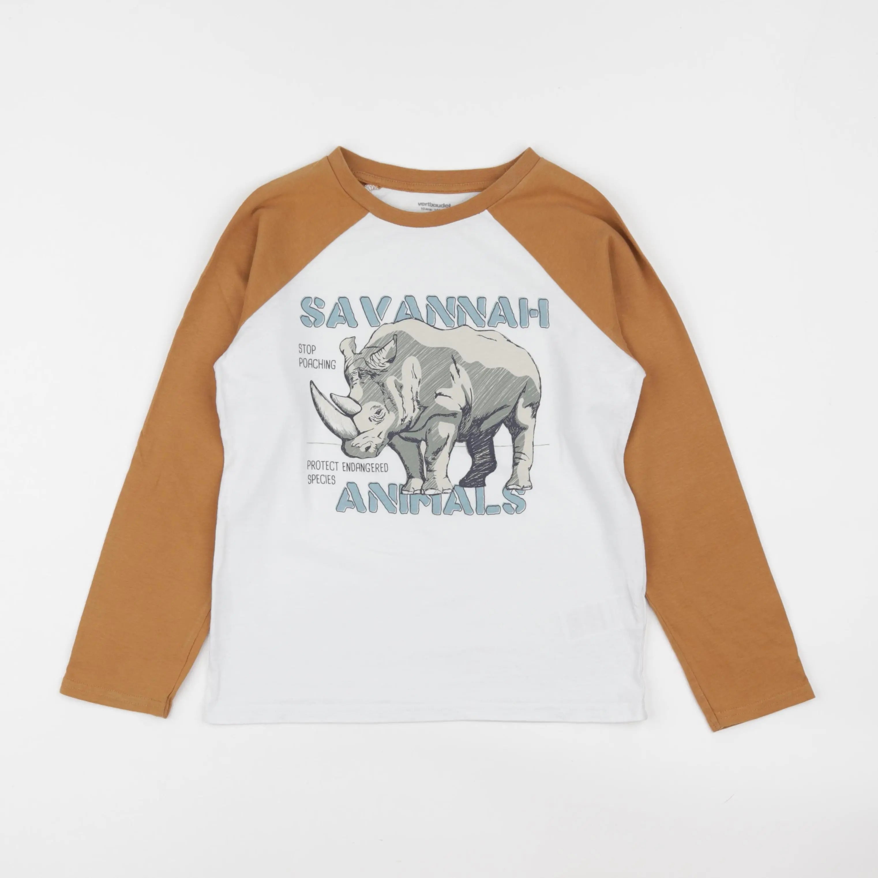 Vertbaudet - tee-shirt multicolore - 10 ans